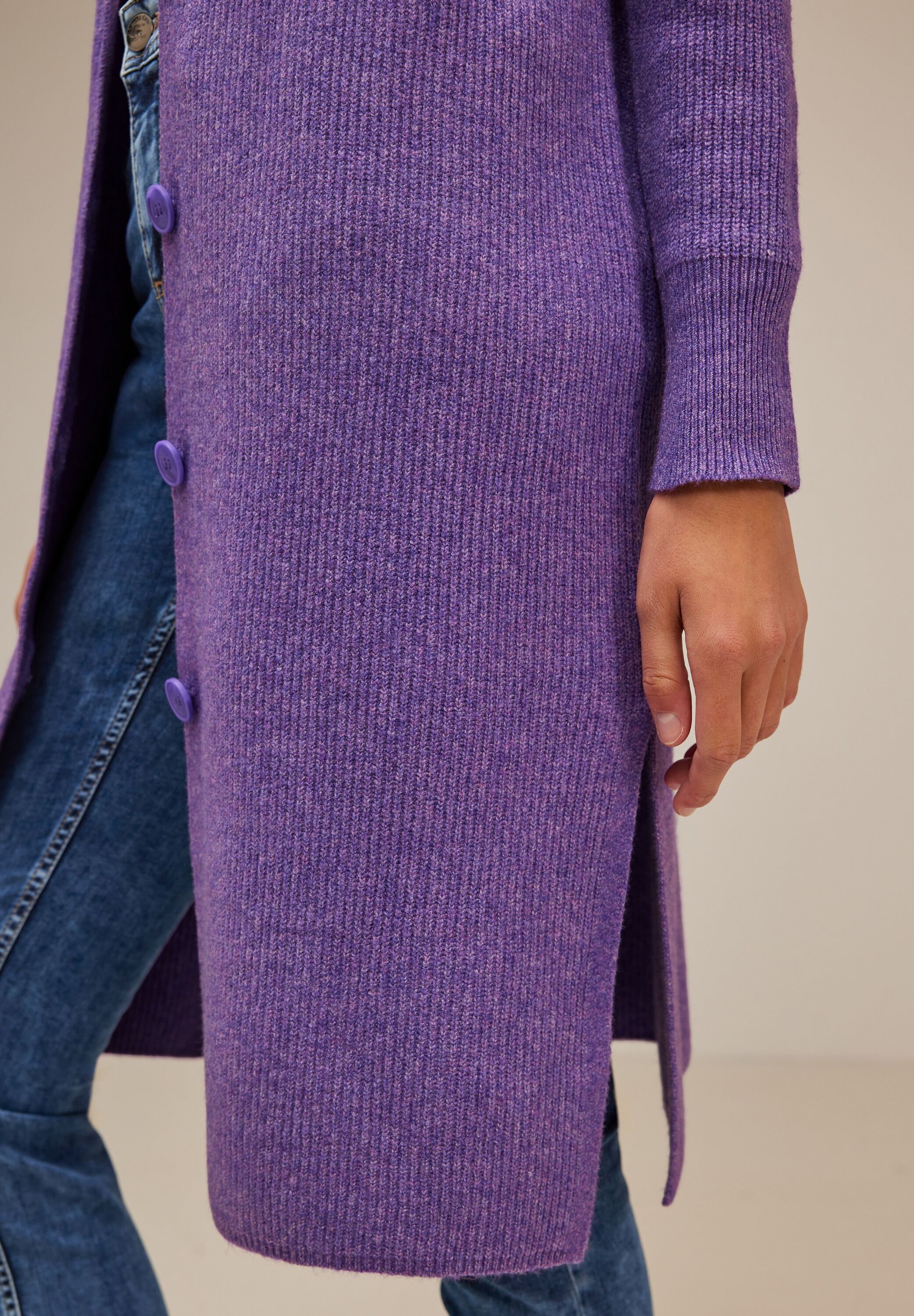 Langer Melange Cardigan