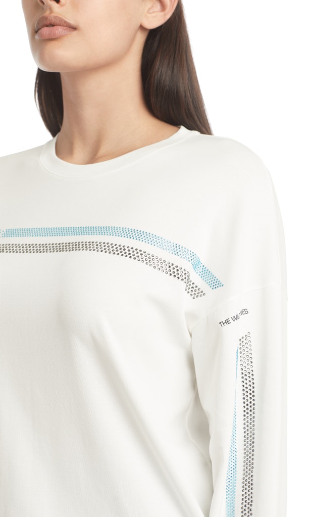 Shirt mit Strasssteinchen