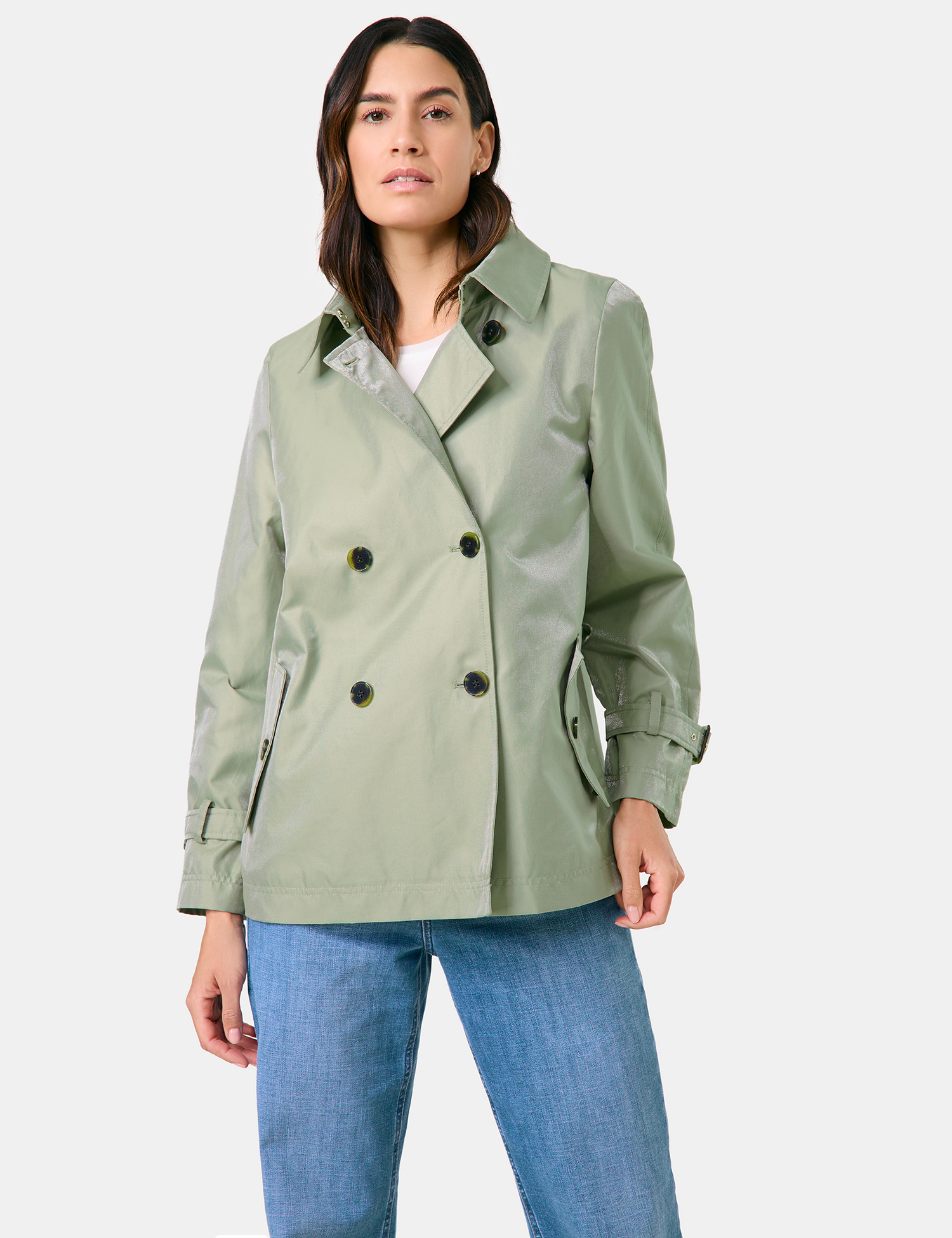 Outdoorjacke mit leichtem Glanz
