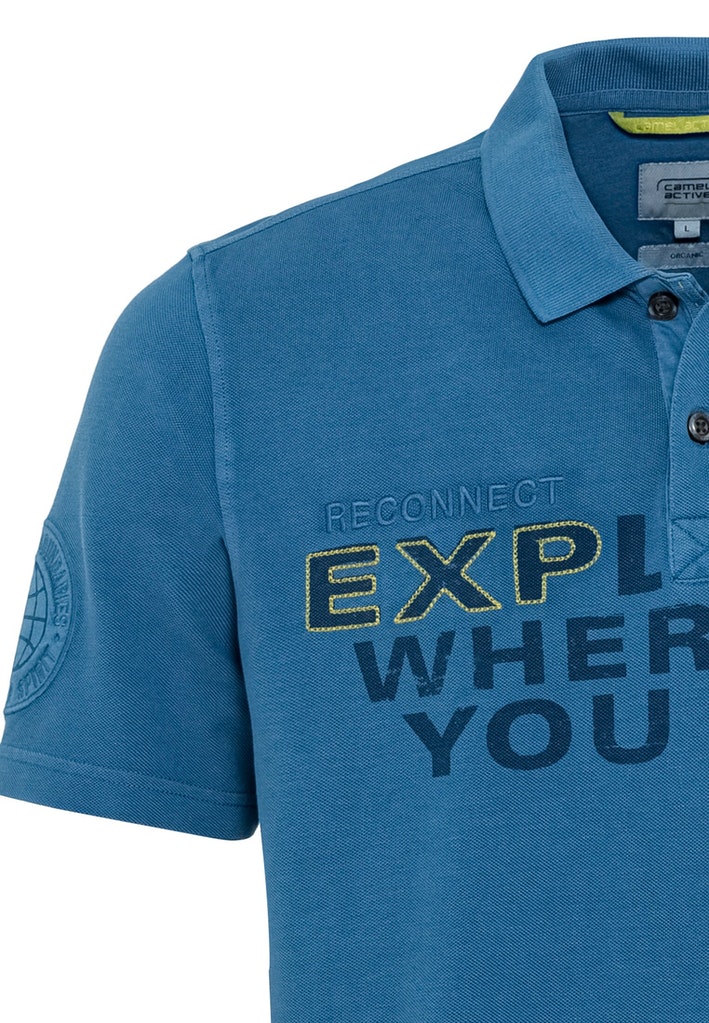 Kurzarm Poloshirt aus Baumwolle