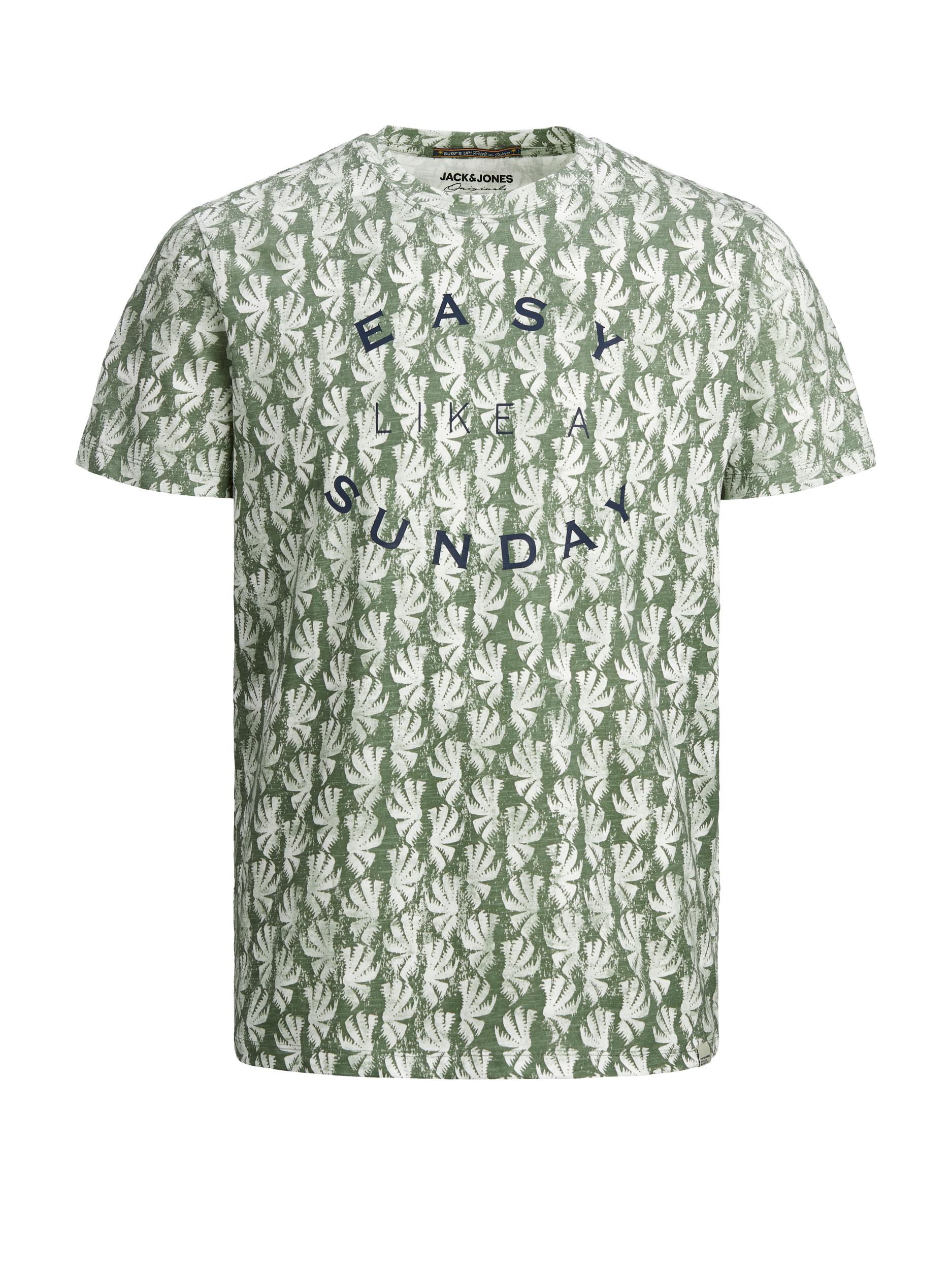 JORSUNNY AOP TEE SS CREW NECK