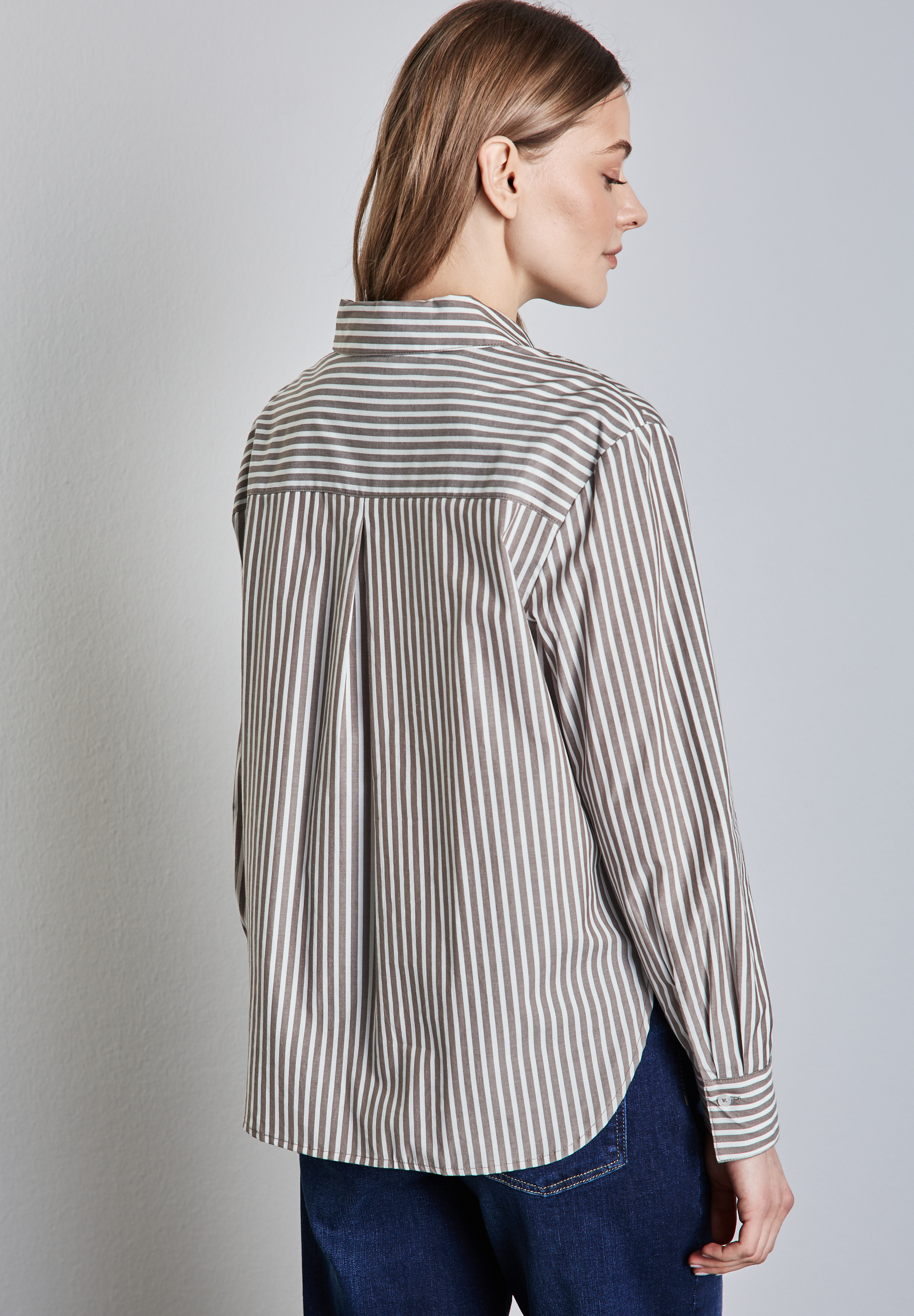 Gestreifte Hemdbluse