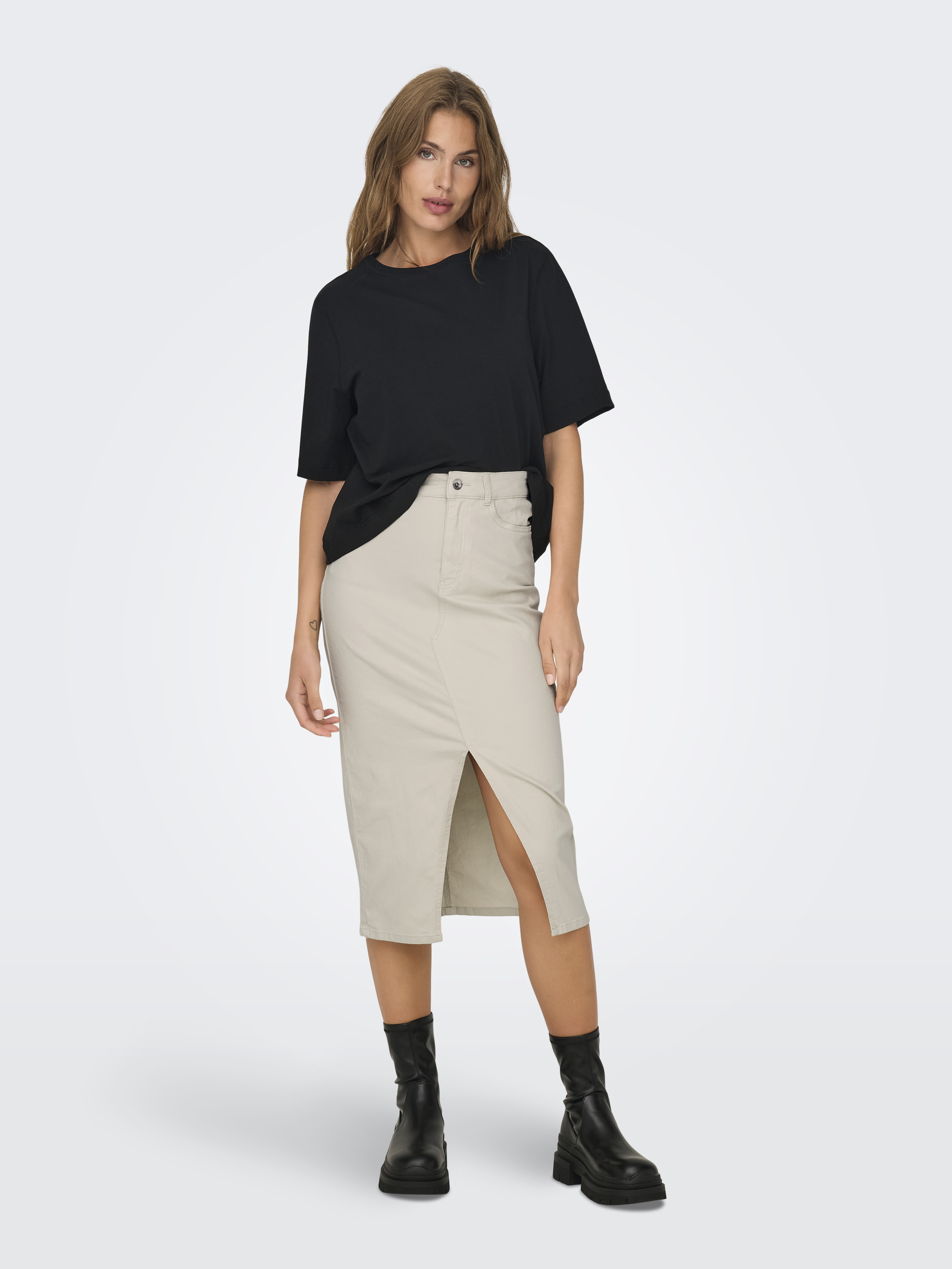 ONLLOLA HW LONG SLIT SKIRT CC PNT