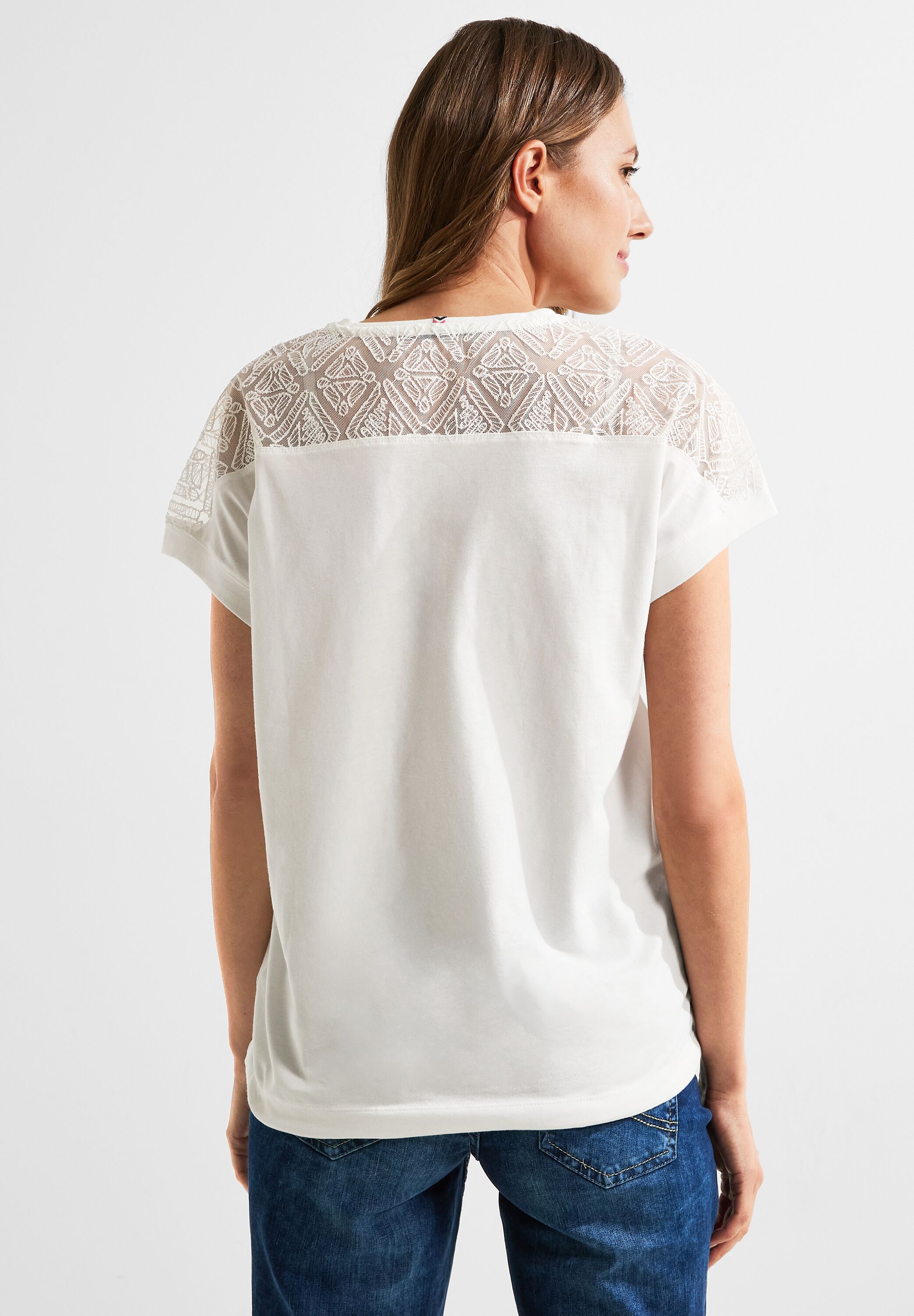 Spitzendetail Shirt