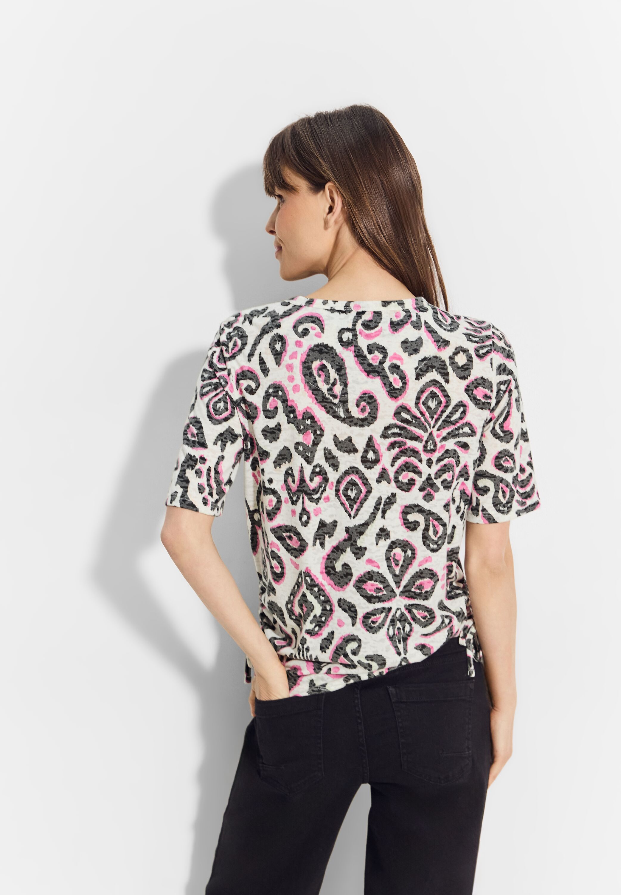 Print Burnout T-Shirt