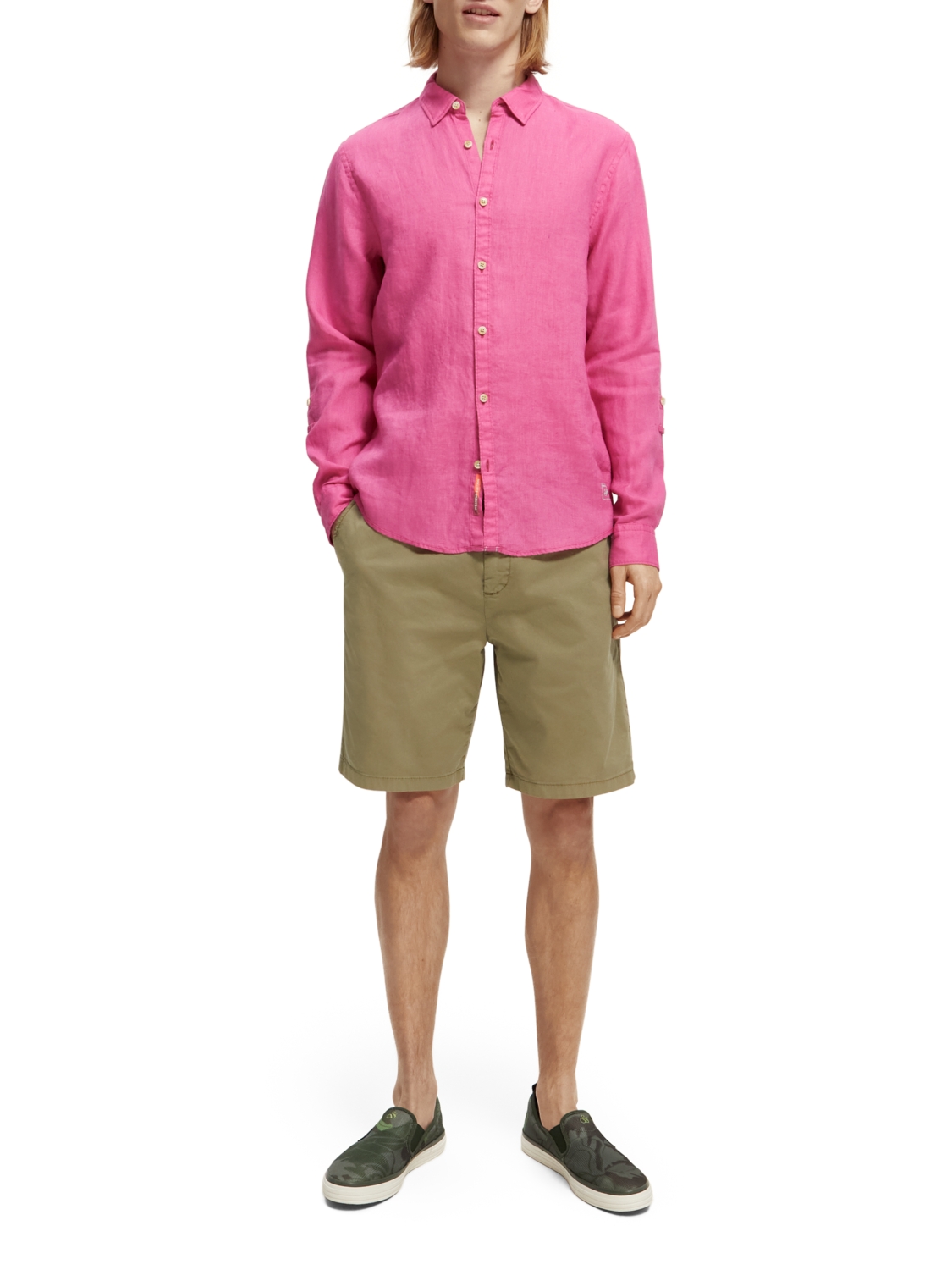 Stuart - Garment dye pima cotton sh