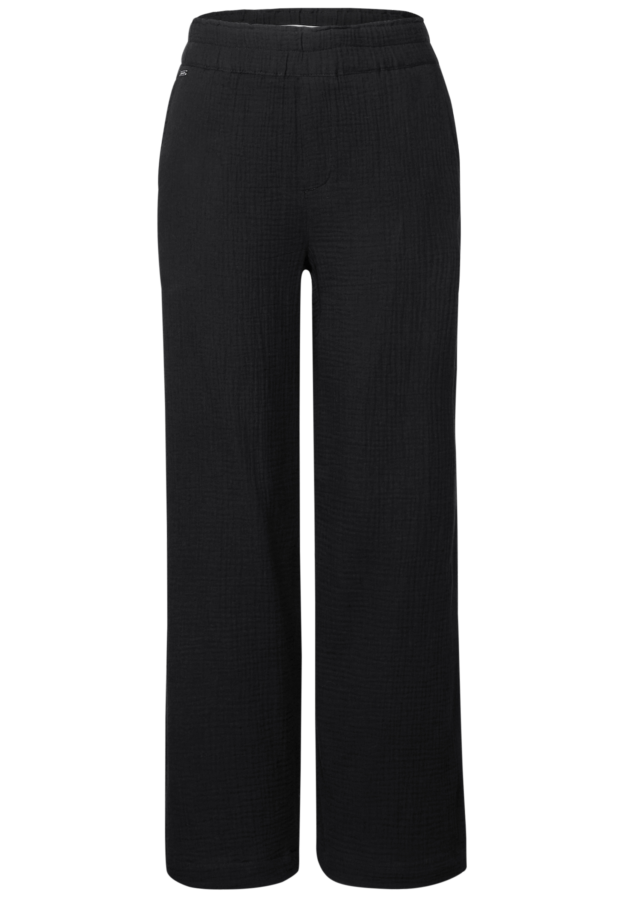 Wide Leg Musselin Hose