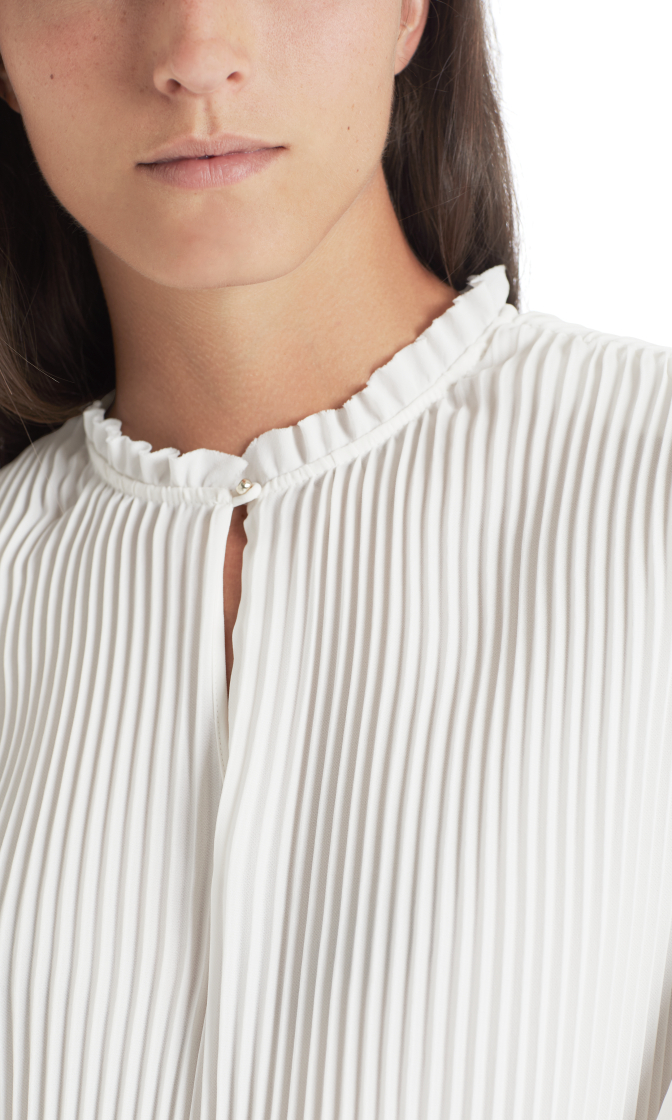 Plissierte Bluse