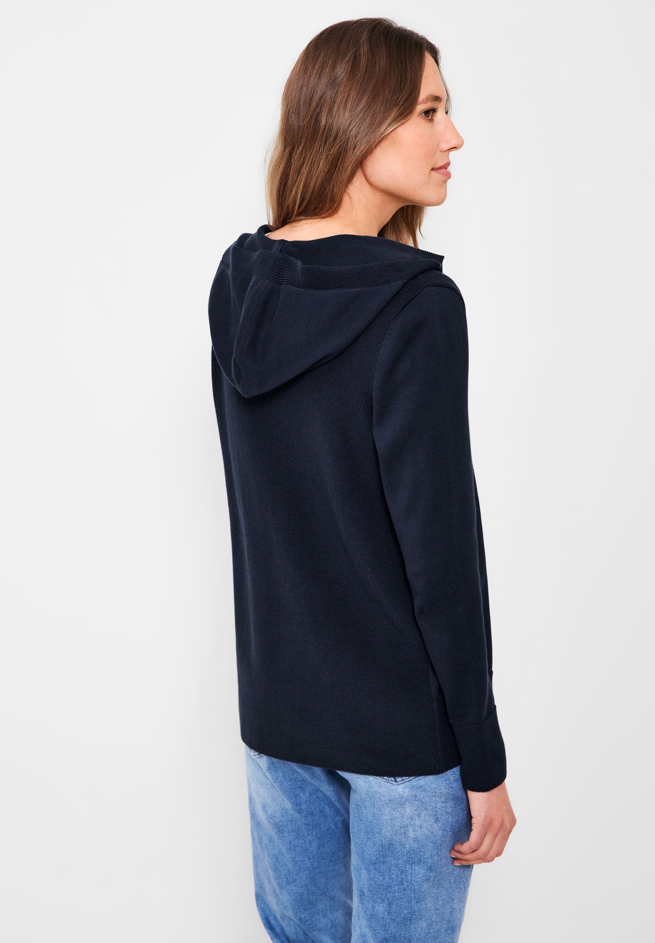 Cardigan mit Strukturmix