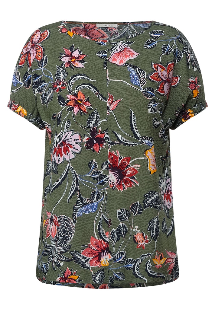 Bluse mit Blumen Print