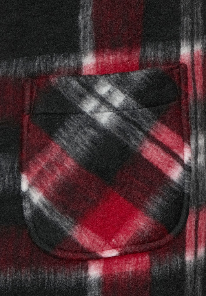 Kapuzen Jacke im Karo Dessin