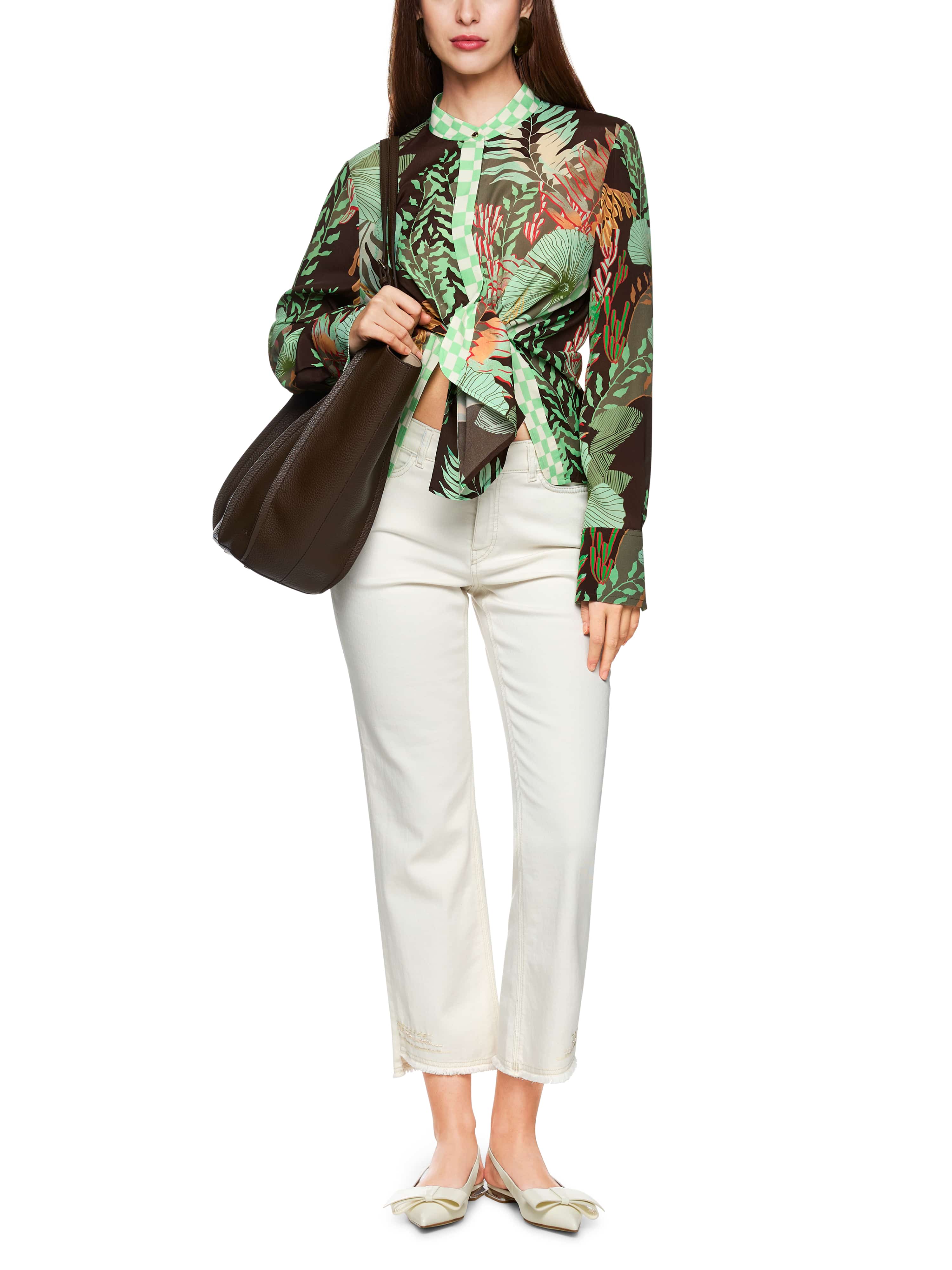 Leichte Bluse mit floralem Print