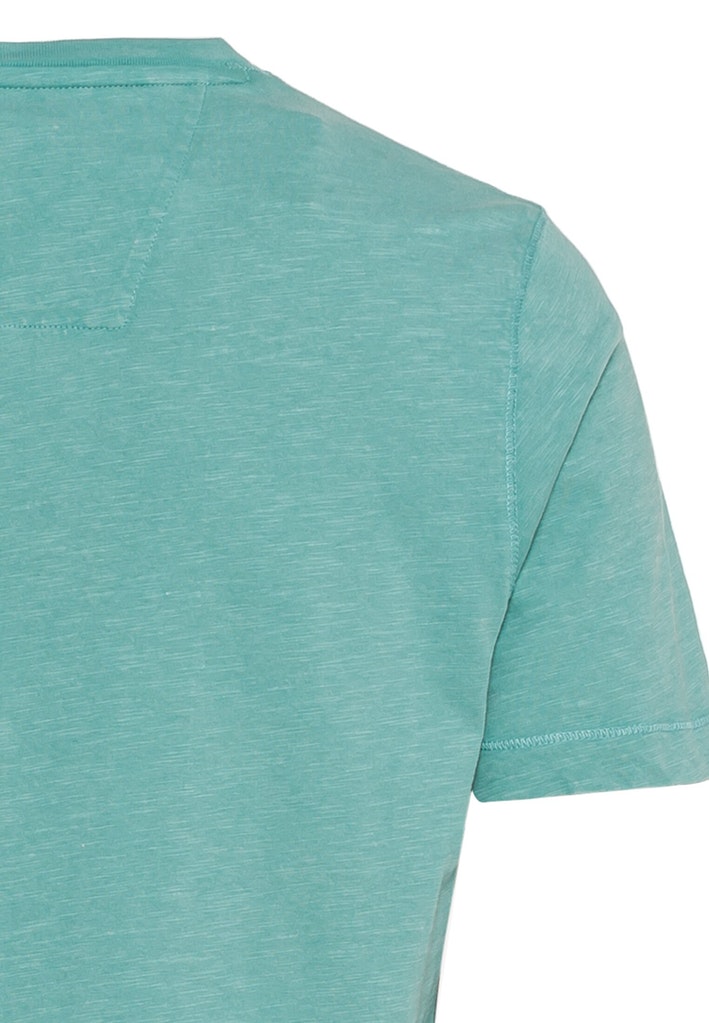 Kurzarm Henley aus Organic Cotton