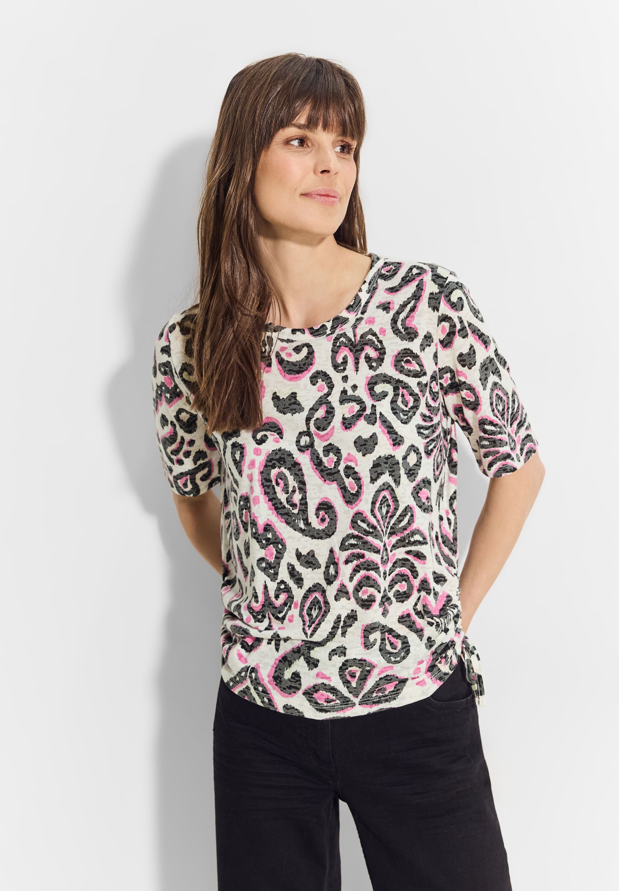 Print Burnout T-Shirt