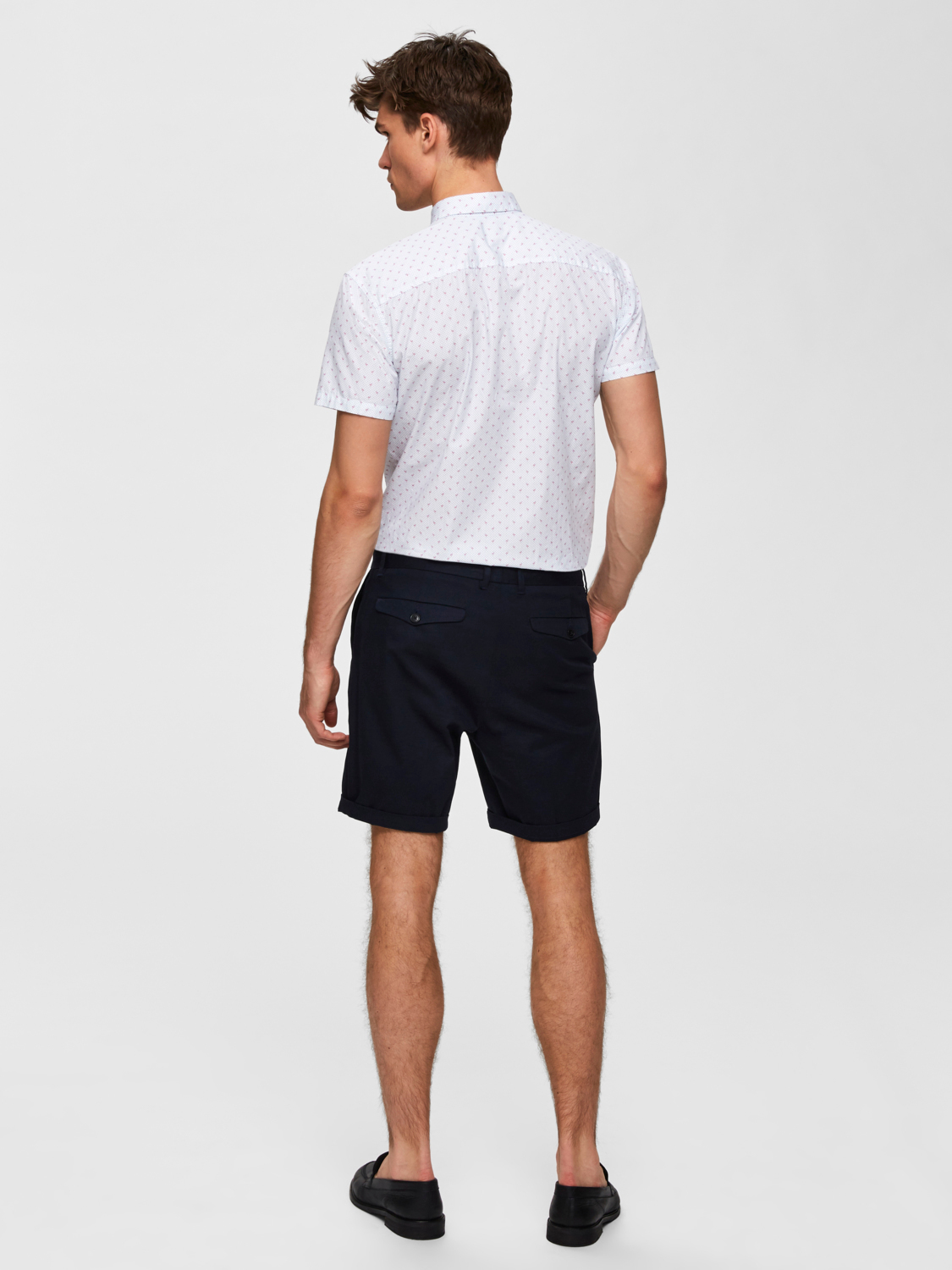 SLHSLIMCHRIS-SUMMER SHIRT SS MIX B