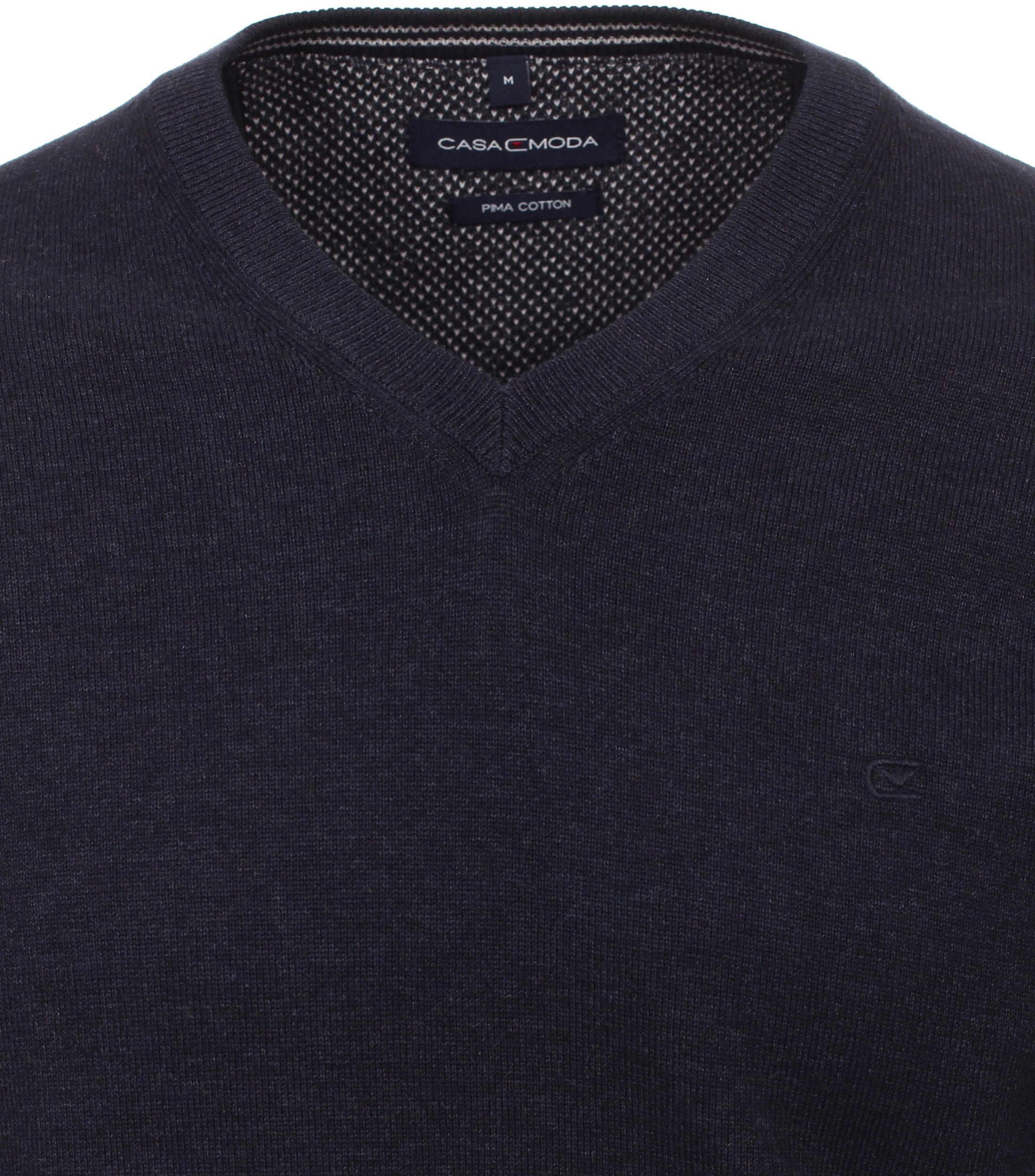 Pullover mit V-Ausschnitt uni 004430