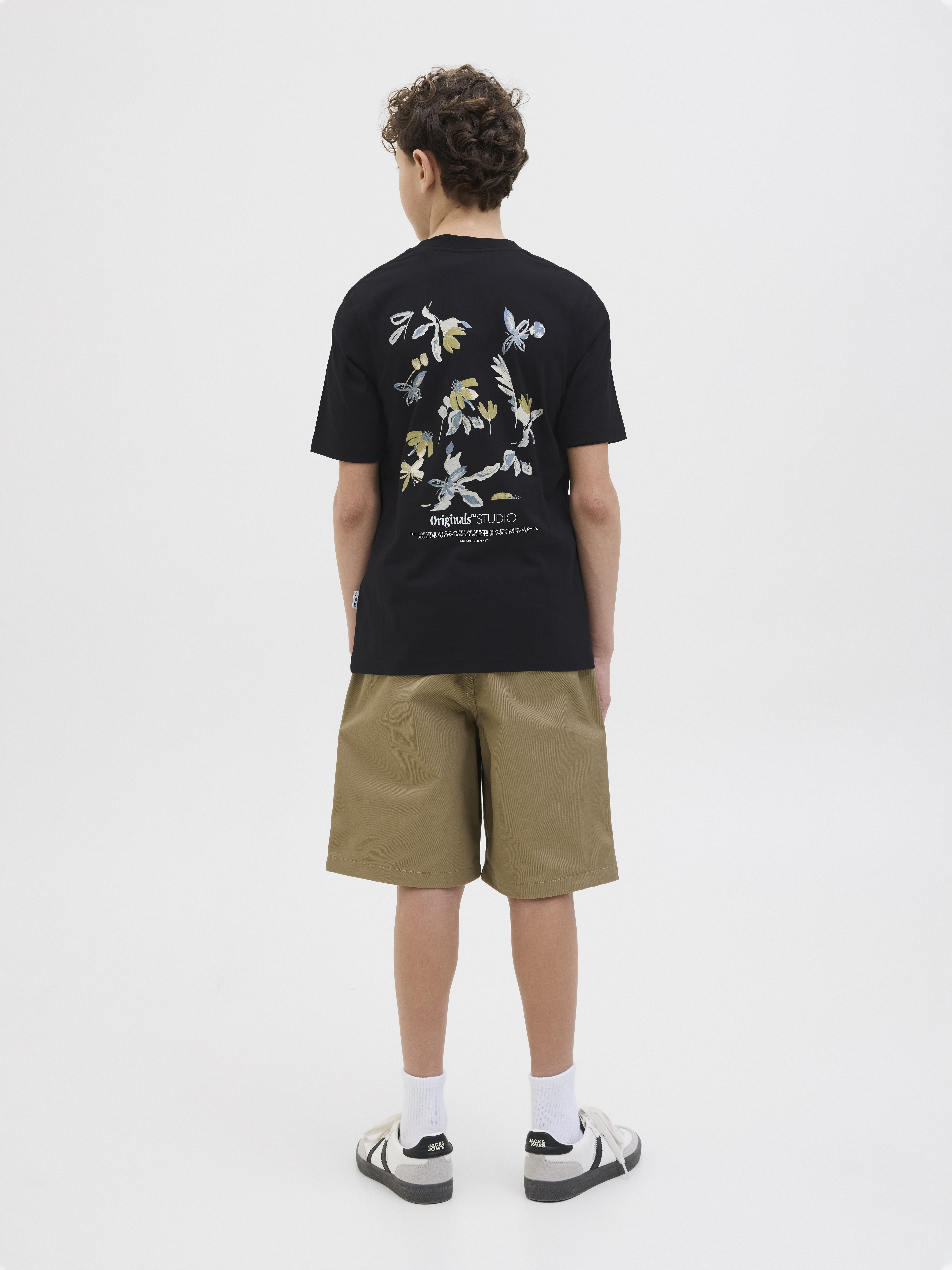 JORVARENNA PAINTED BACK TEE SS CRE JNR