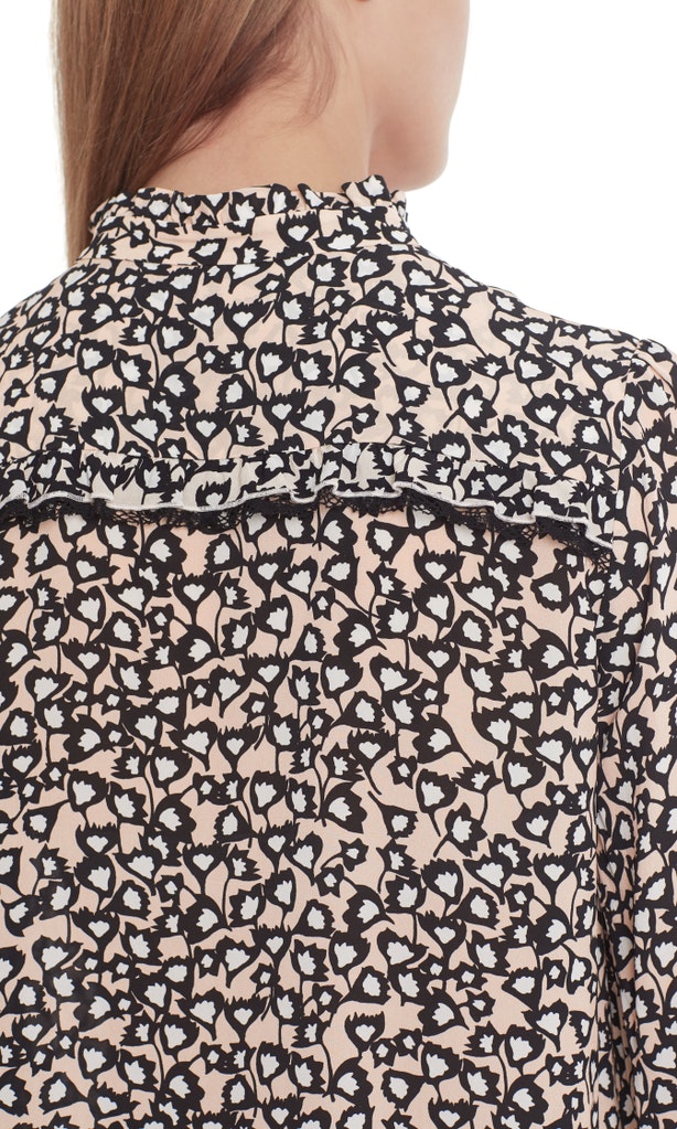 Romantische Bluse aus Viskose