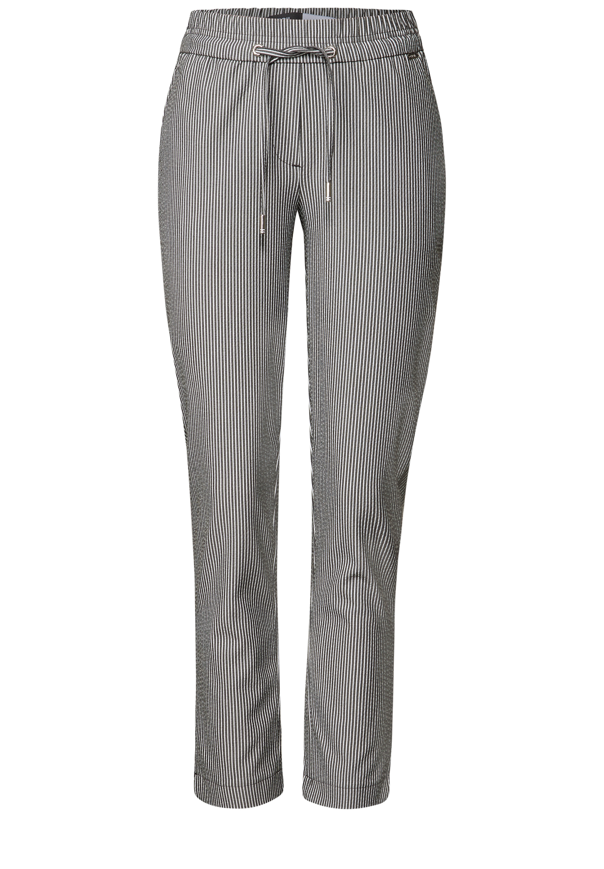 Gestreifte Seersucker Hose