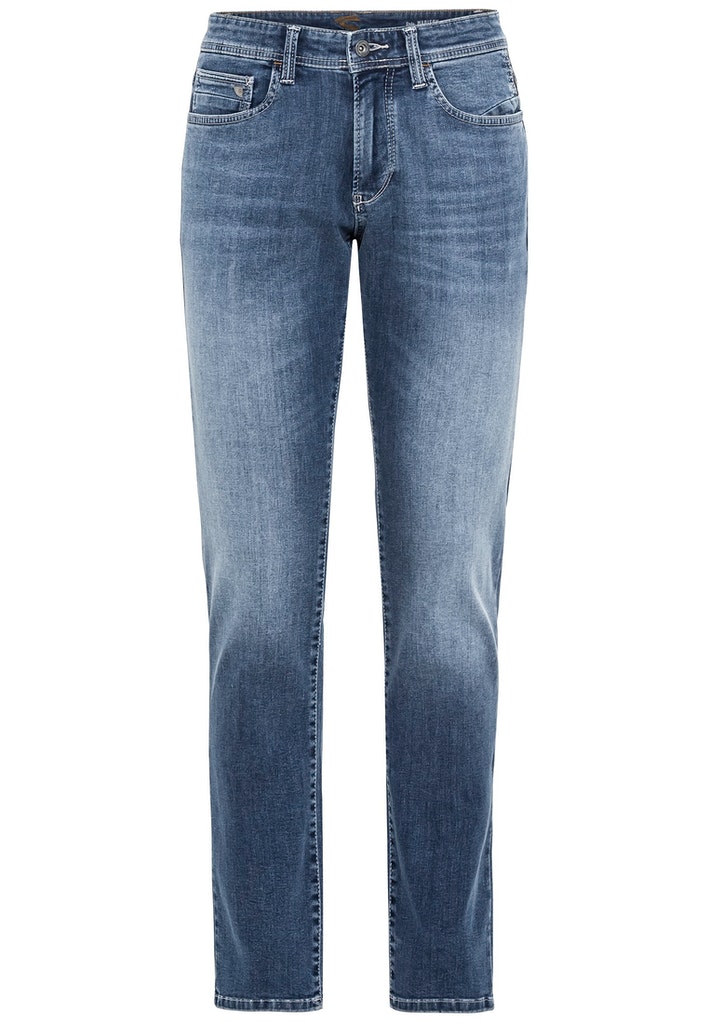 Moderne Slim Fit Jeans aus Organic Cotton-Mix