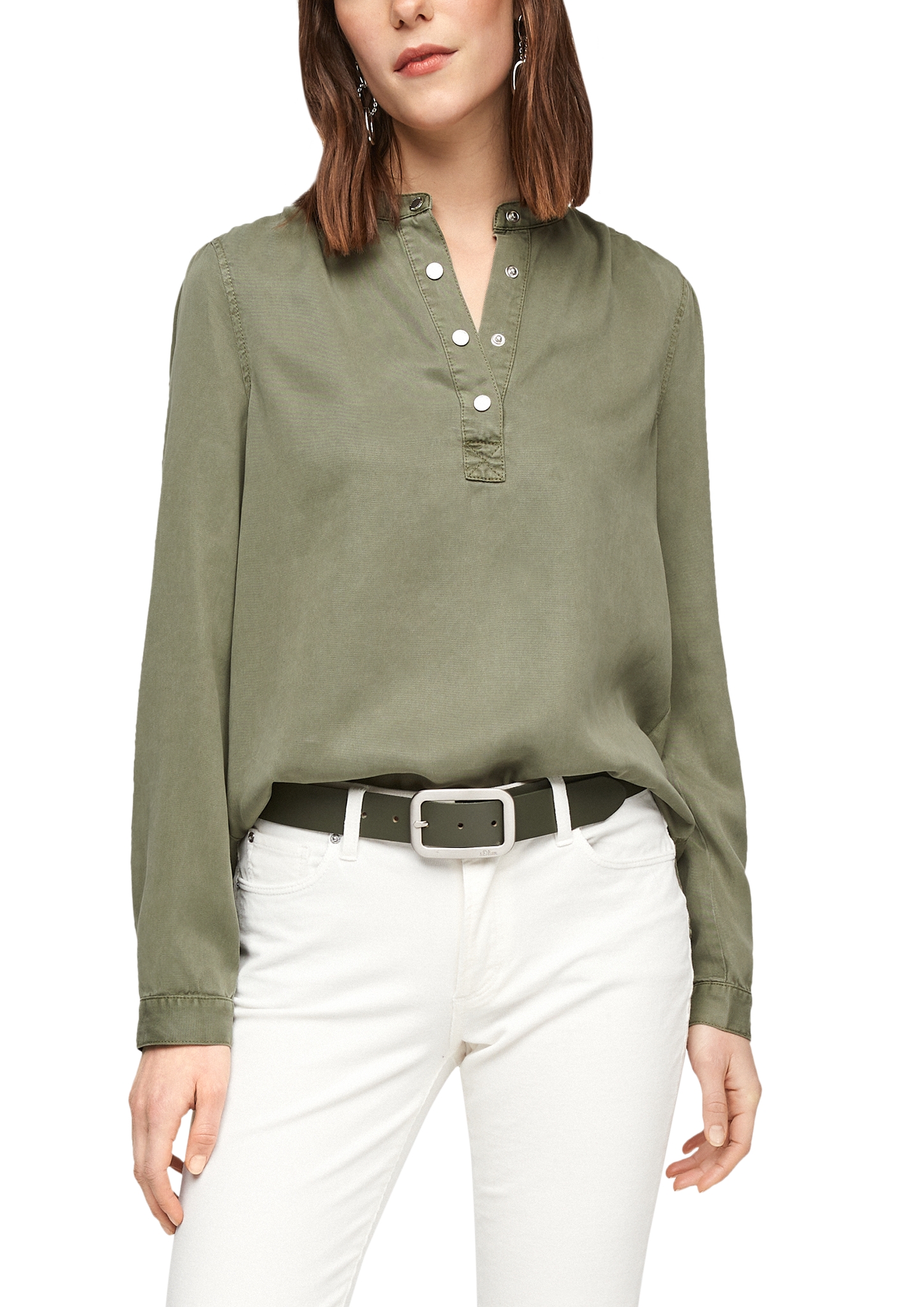 Twill-Bluse
