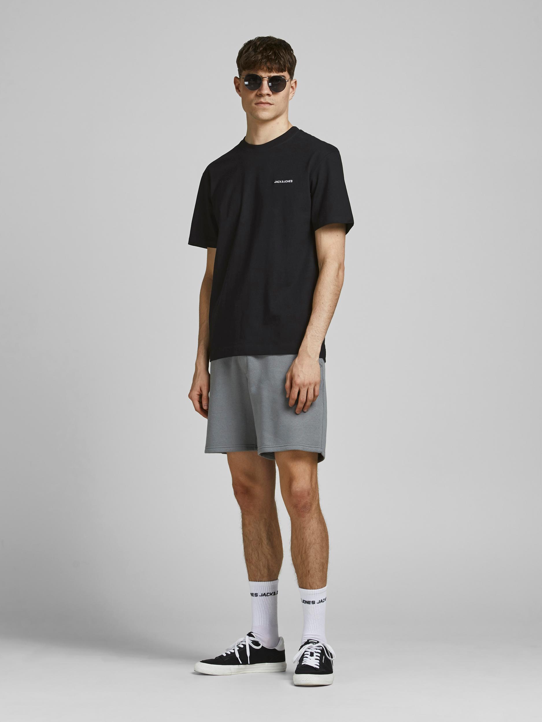 JJERELAXED CORP EMB TEE SS O-NECK NOOS