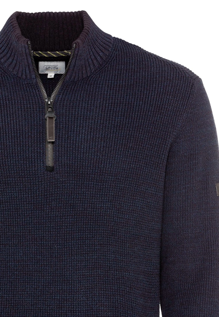 Troyer Pullover aus Baumwoll-Mix