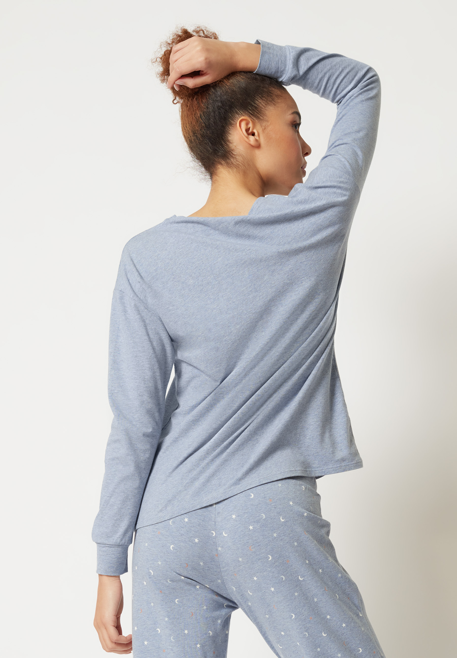 Skiny Damen Shirt langarm Night In Mix & Match