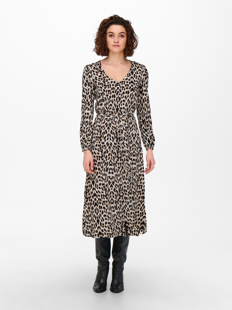 ONLPRIME L/S MIDI SHIRT DRESS PTM