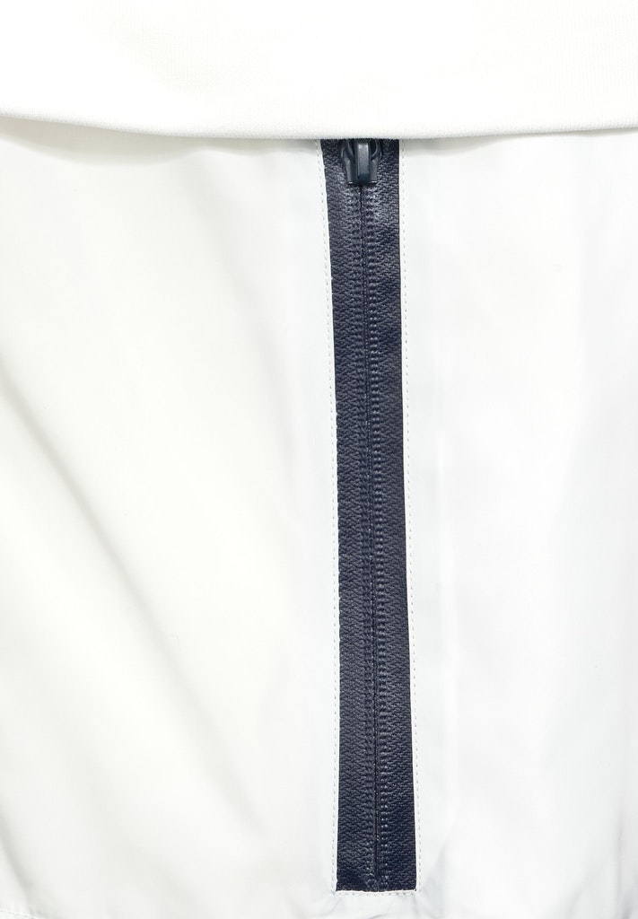 Sweatjacke im Materialmix
