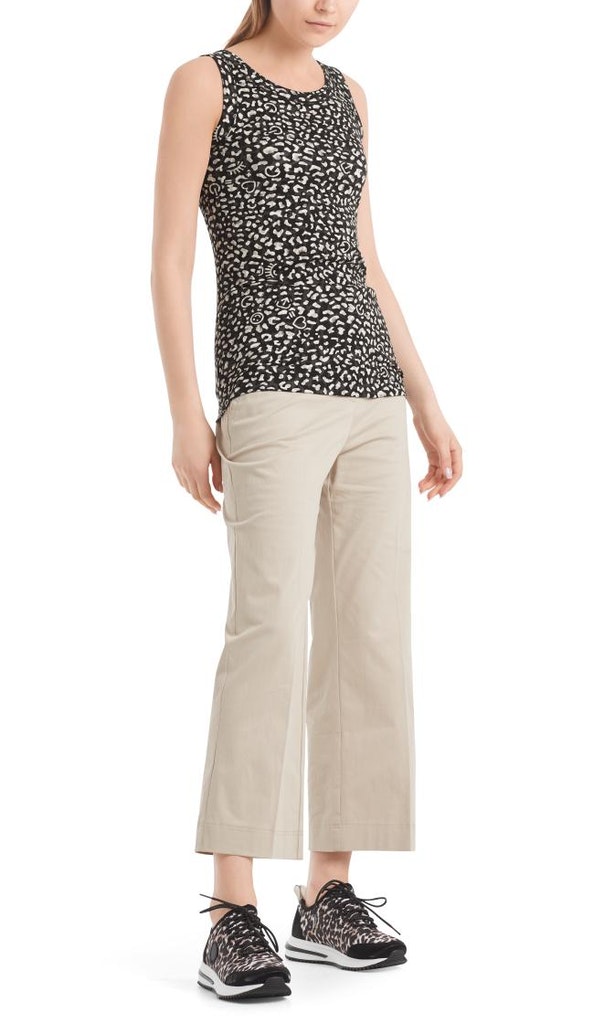 Top mit Icon-Leo-Print