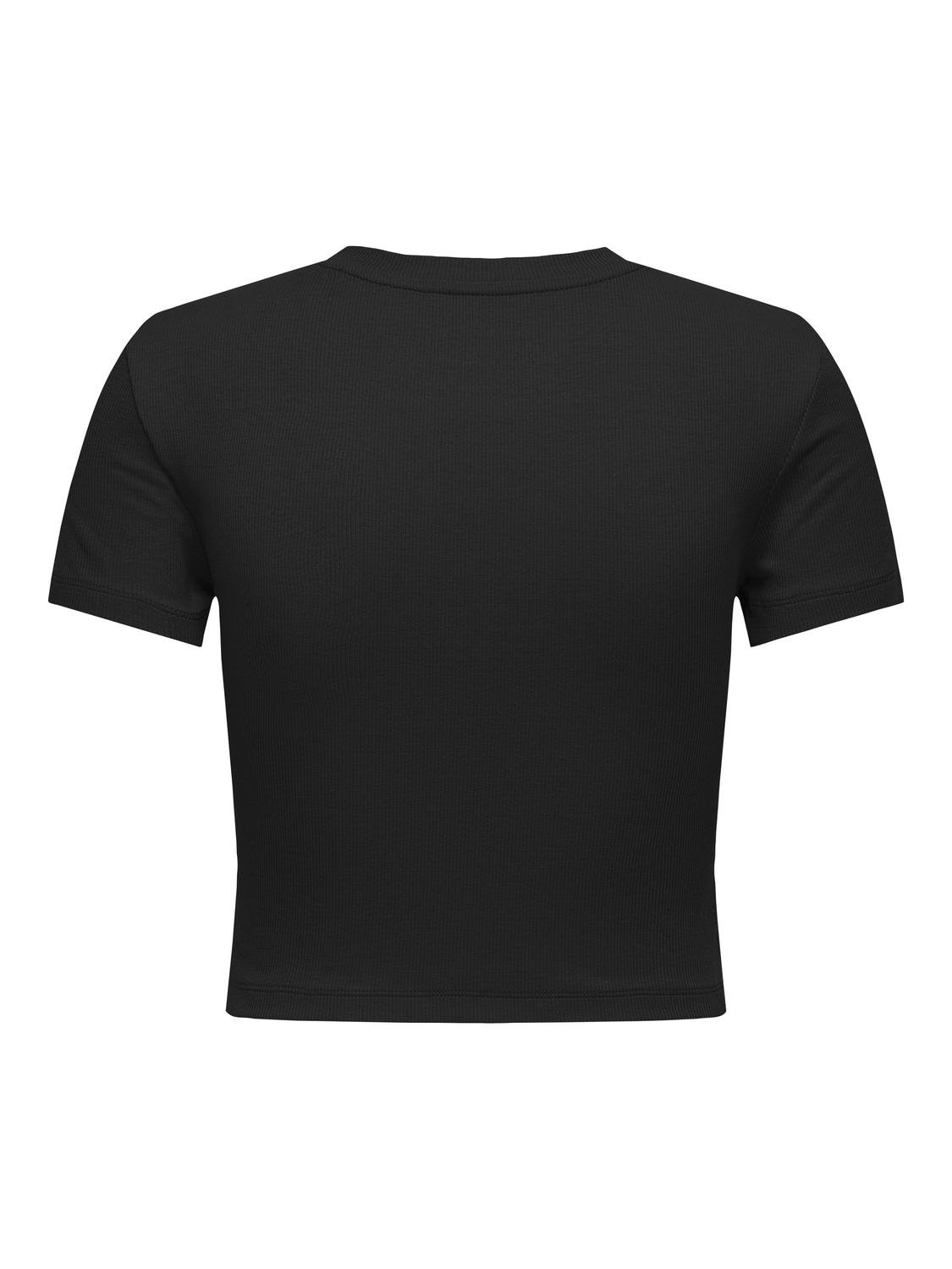 ONLBETTY S/S O-NECK SHORT TOP CC JRS
