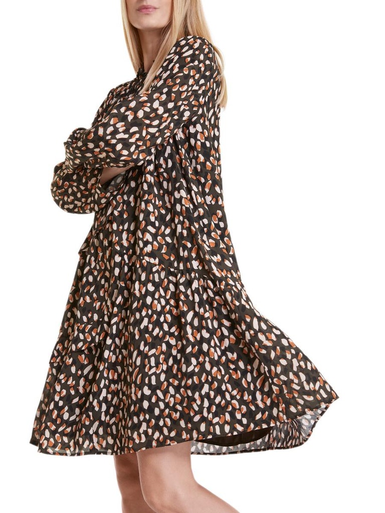 Gemustertes Kleid aus Viskose