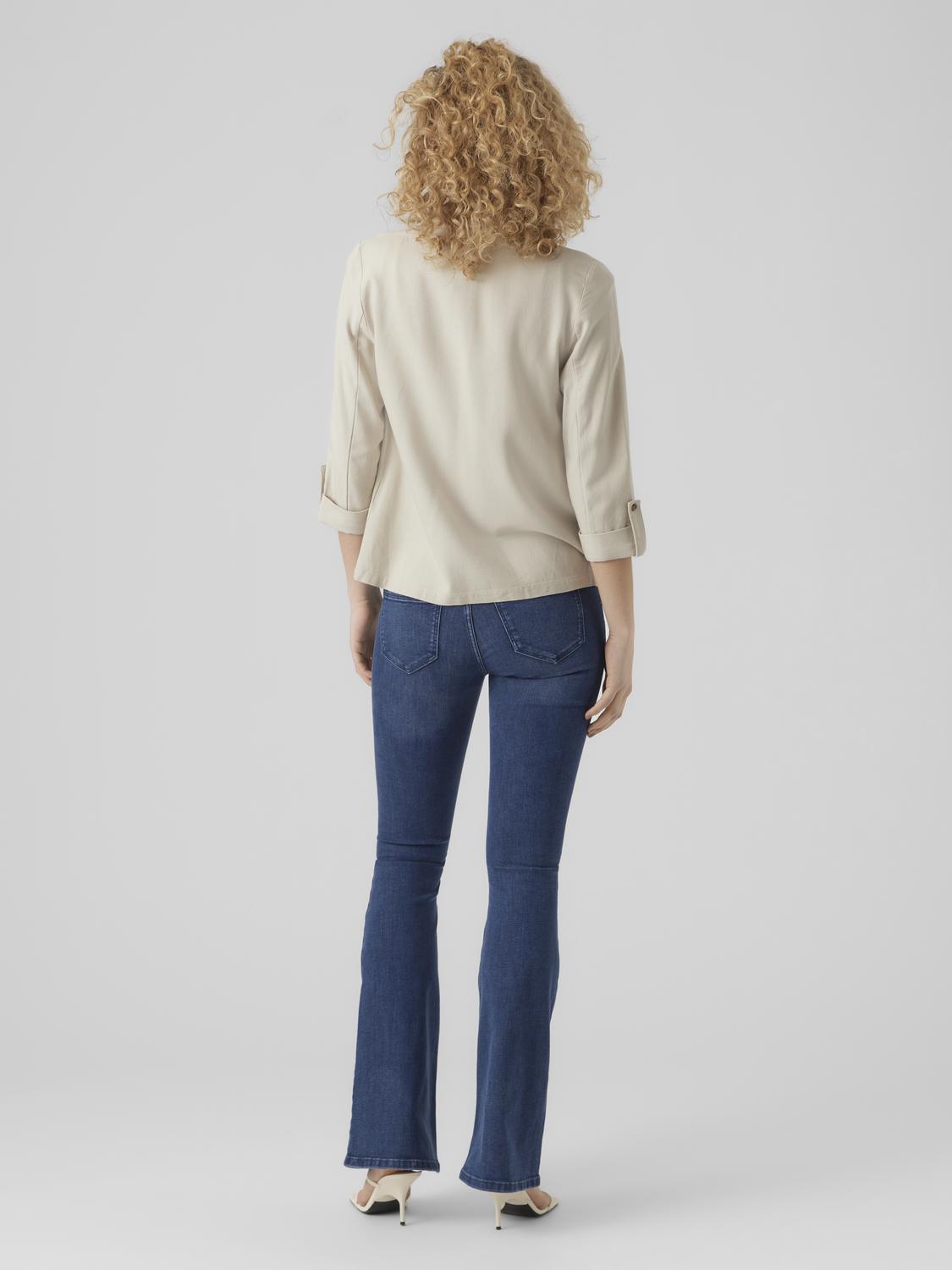 VMJESMILO 3/4 LOOSE BLAZER WVN GA NOOS