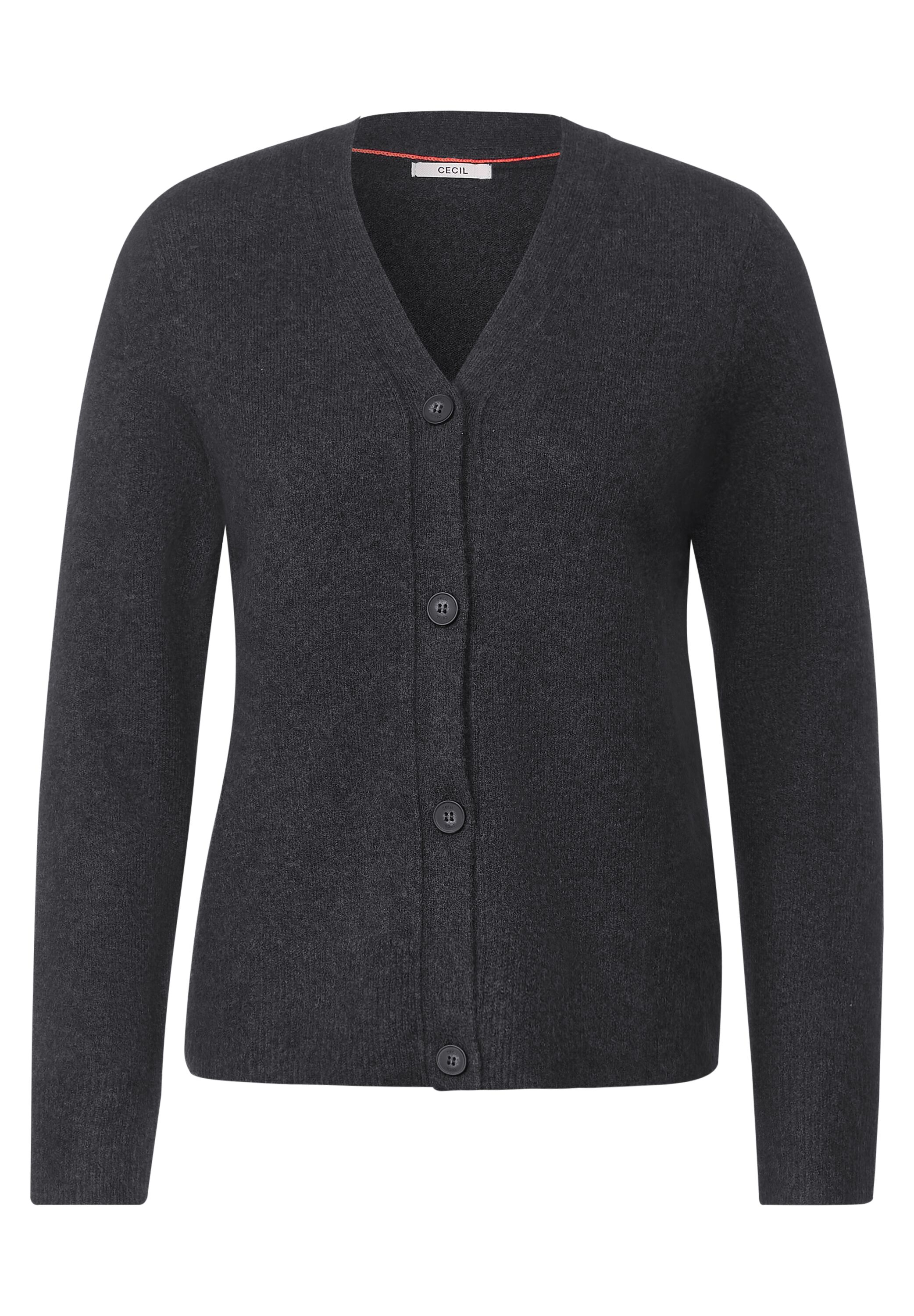 Cardigan mit Ziernähte
