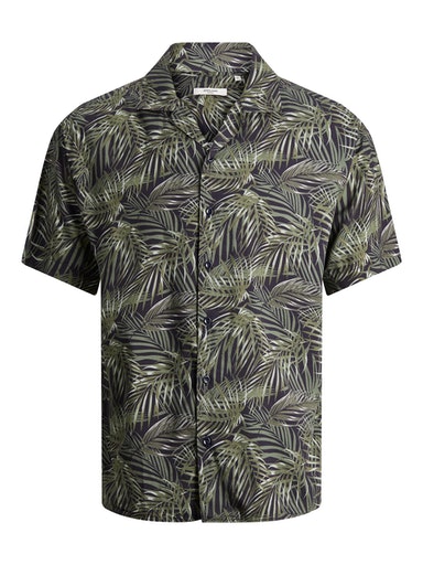 JPRBLALEAF RESORT SHIRT S/S LTN