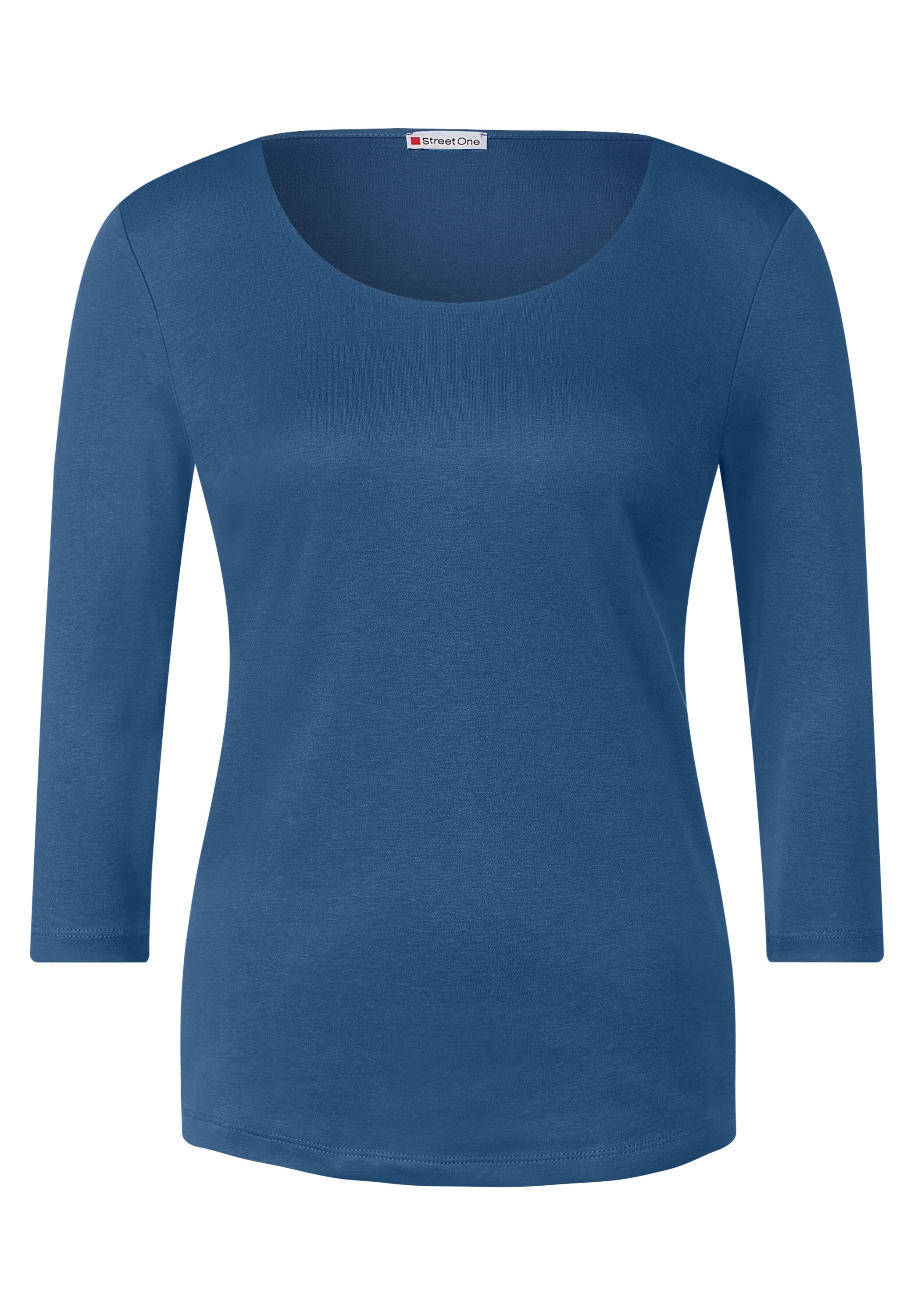 Shirt in Unifarbe