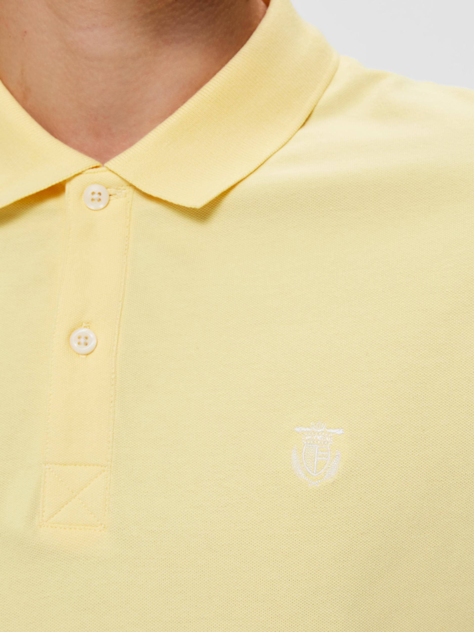 SLHARO SS EMBROIDERY POLO  W NOOS