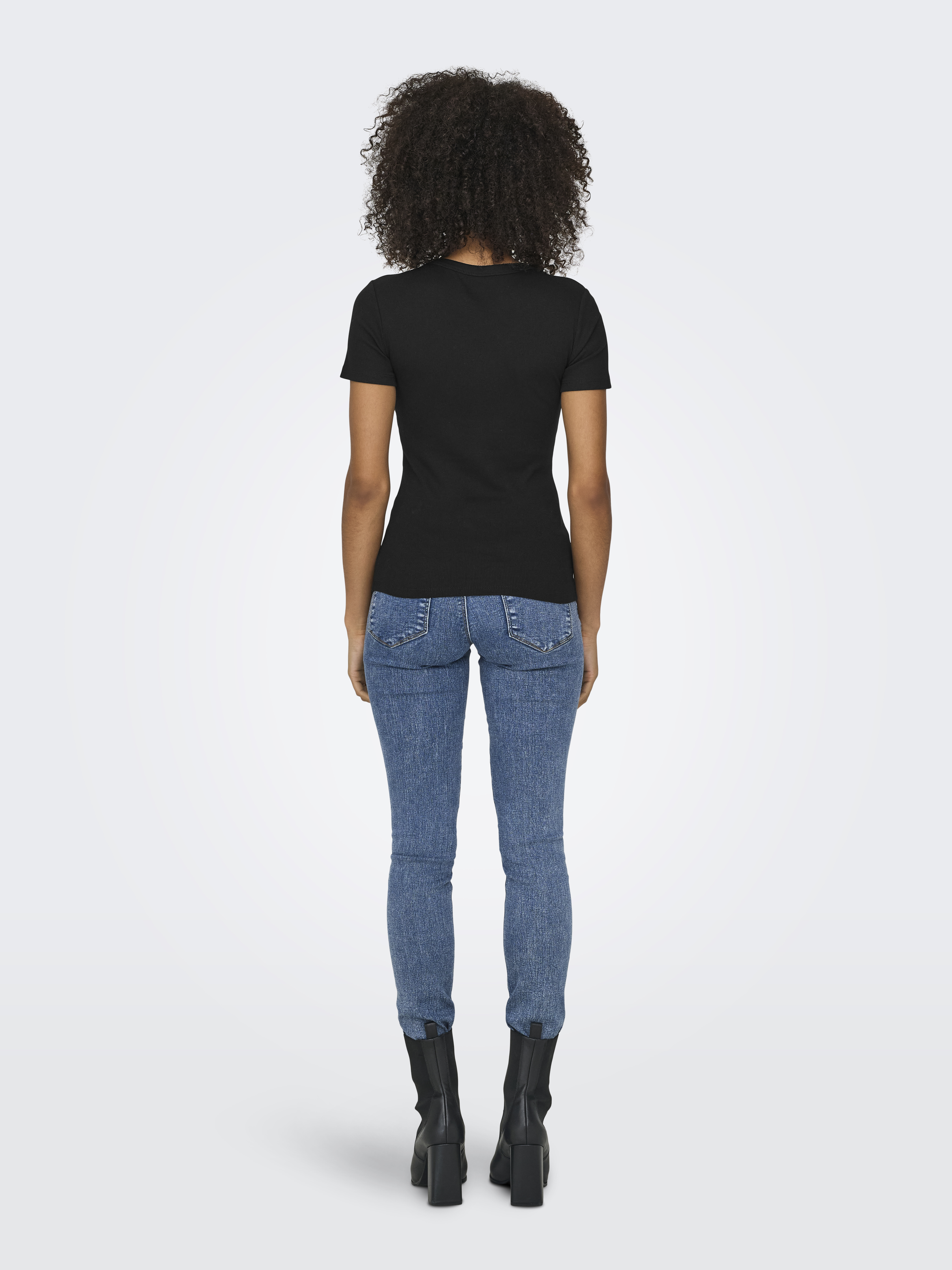 ONLEASY S/S O-NECK TOP BOX JRS
