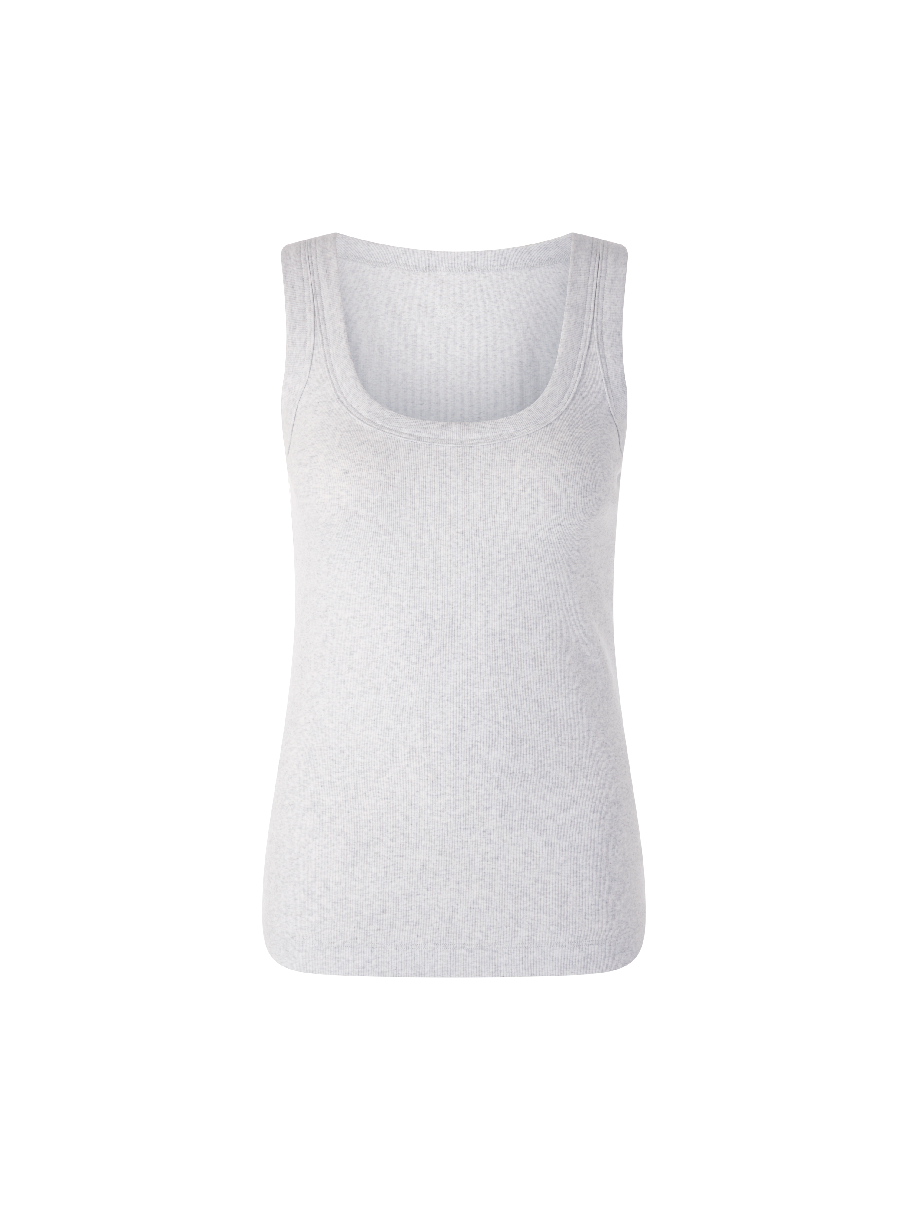 Basic-Top aus Baumwollstretch