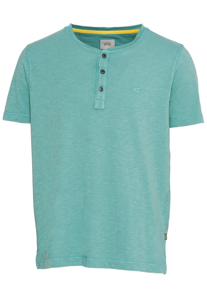 Kurzarm Henley aus Organic Cotton