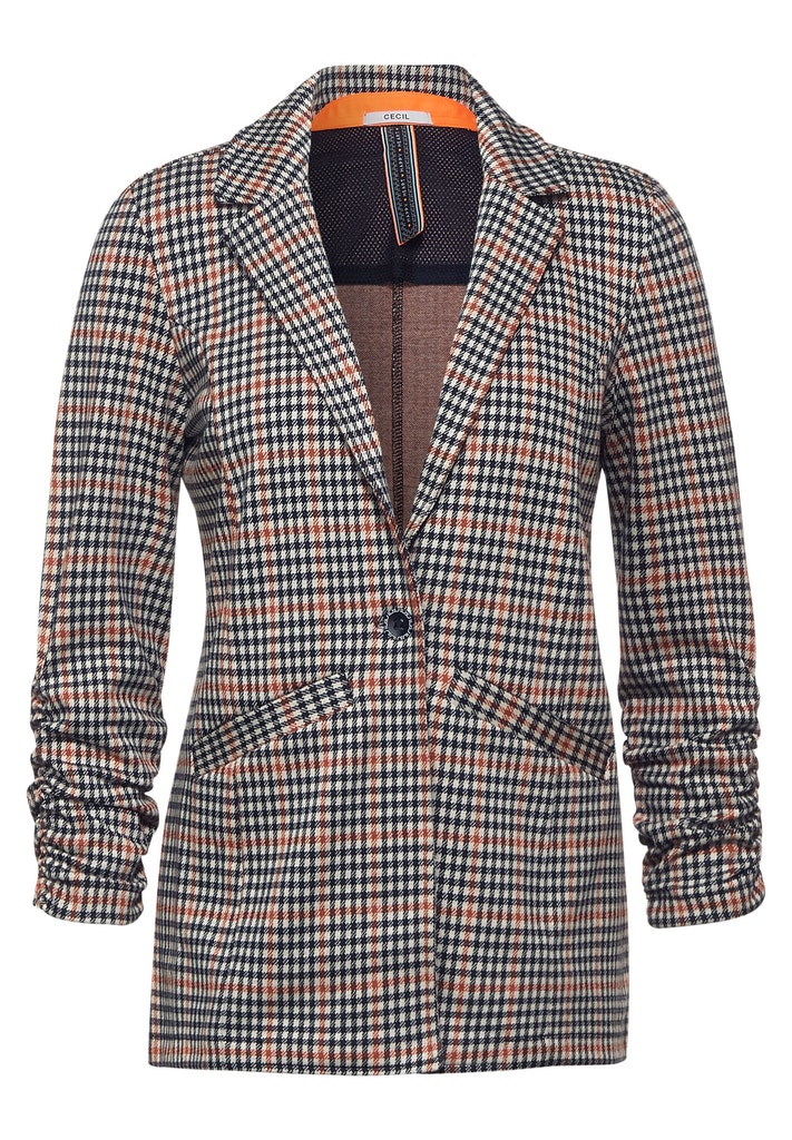 Karierter Blazer