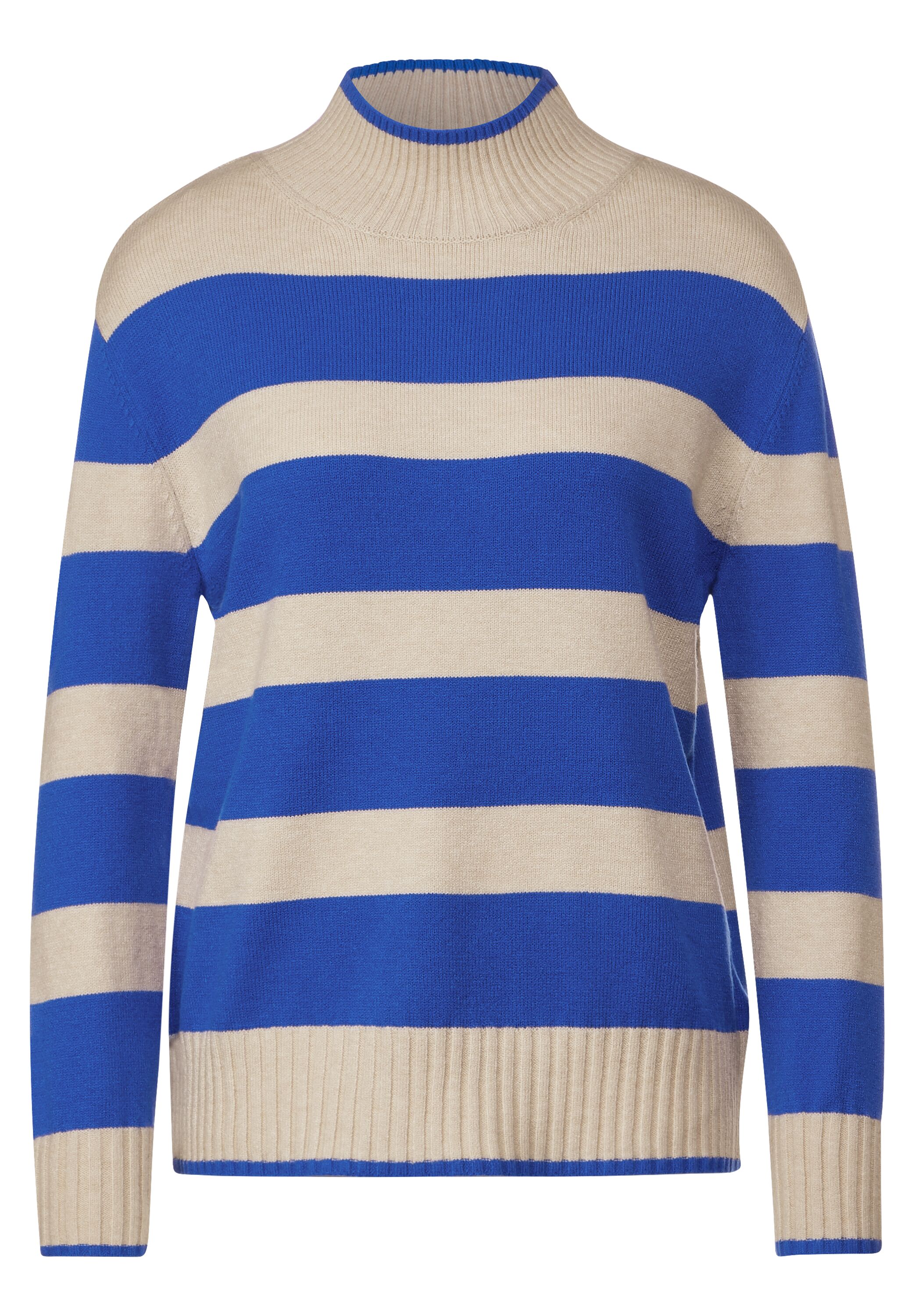 Streifen Strickpullover