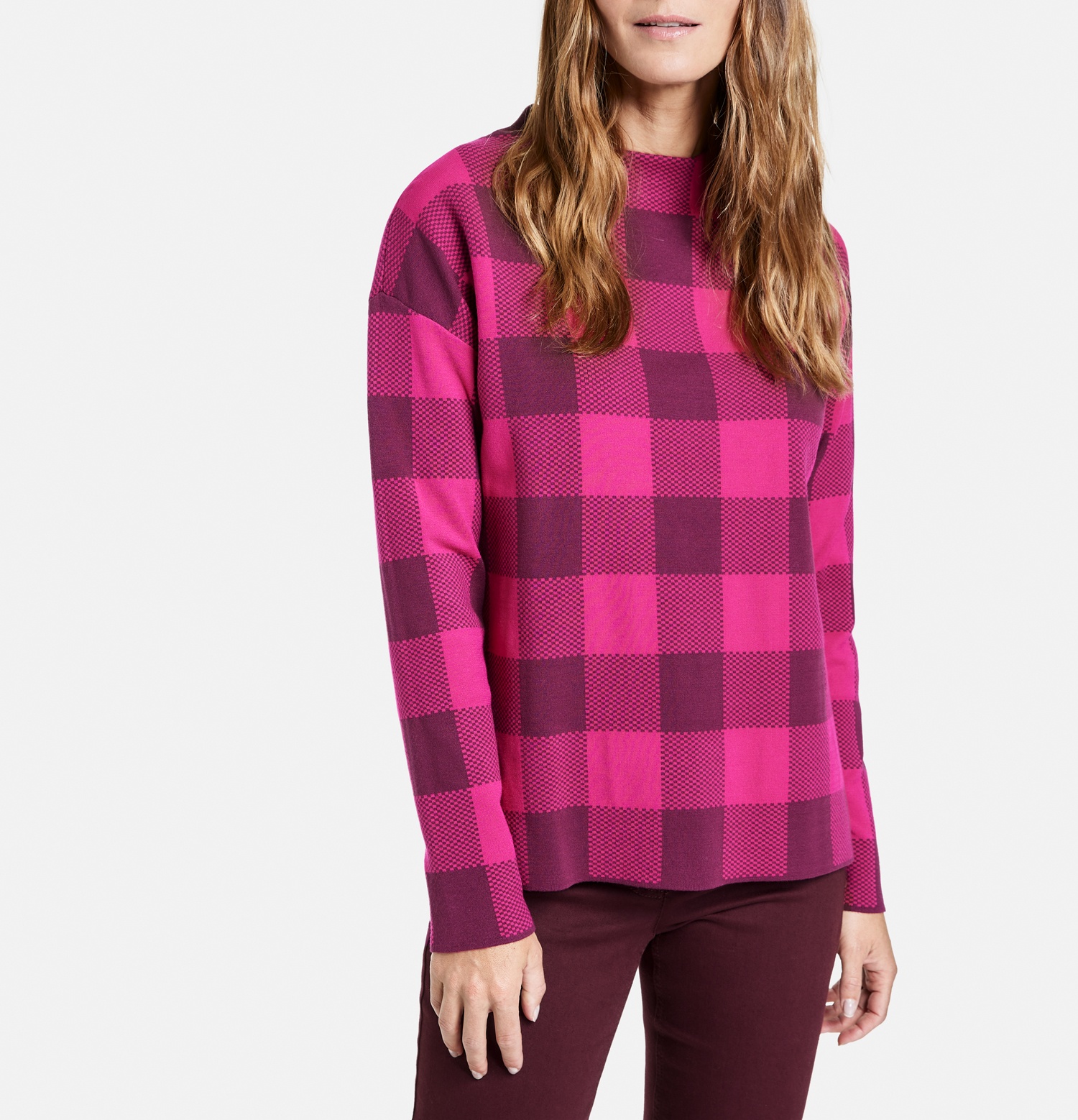 Pullover mit Karodessin
