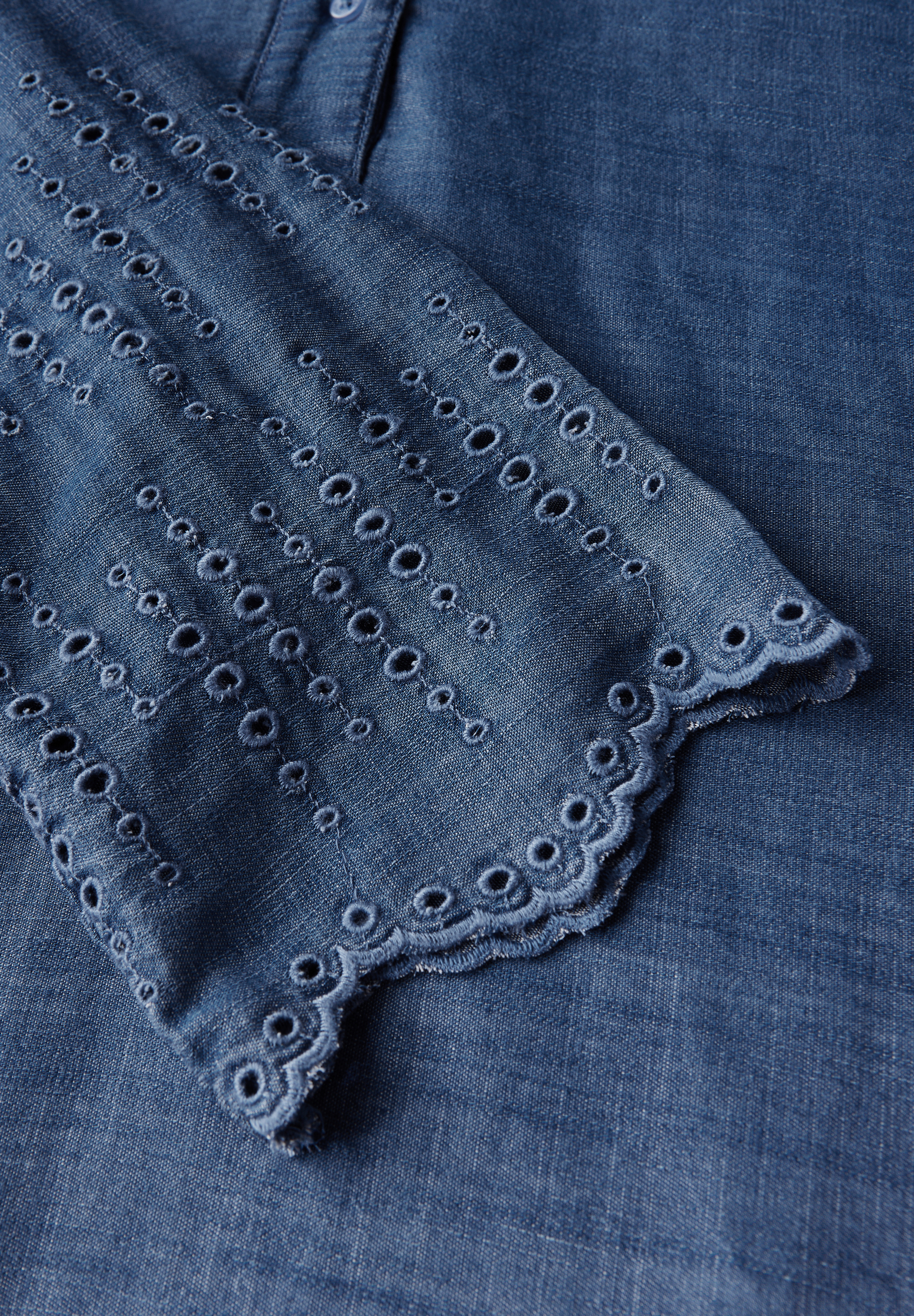 Lyocell Kleid mit Stickerei