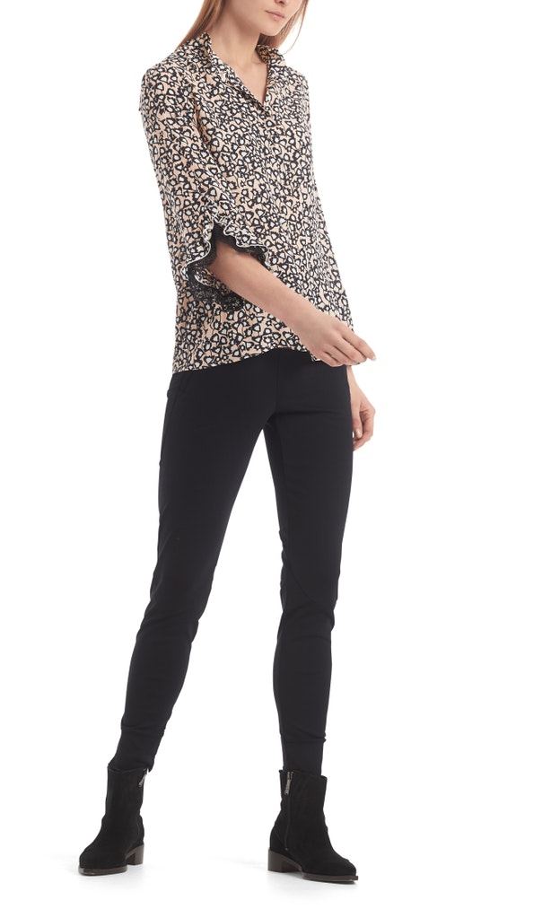 Romantische Bluse aus Viskose