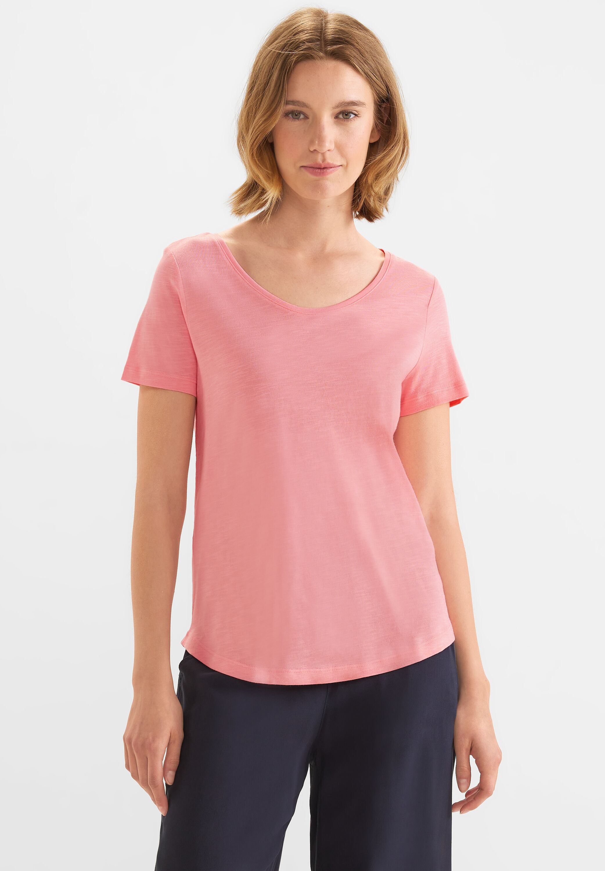 T-Shirt mit V-Ausschnitt