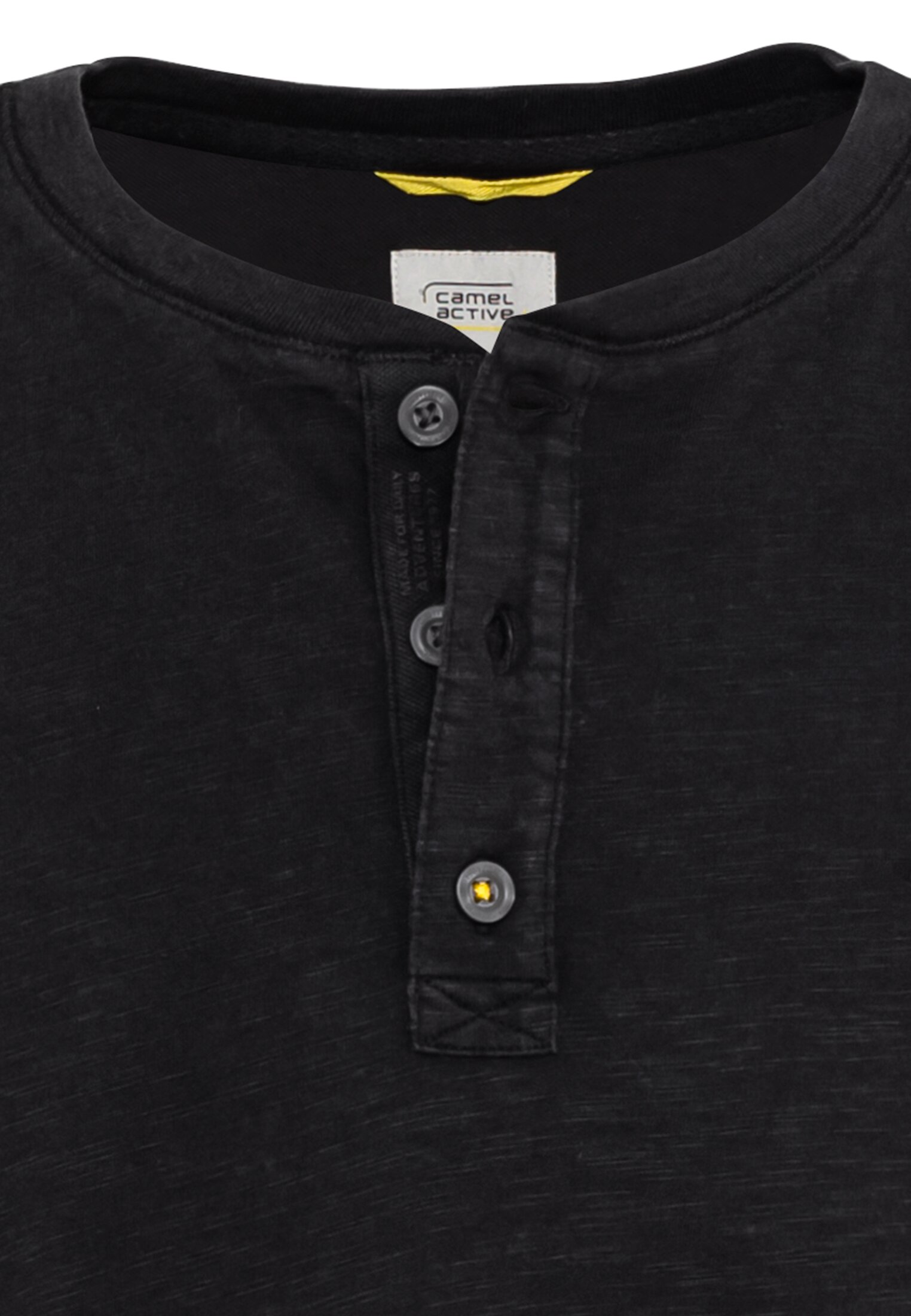 Kurzarm Henley aus Organic Cotton