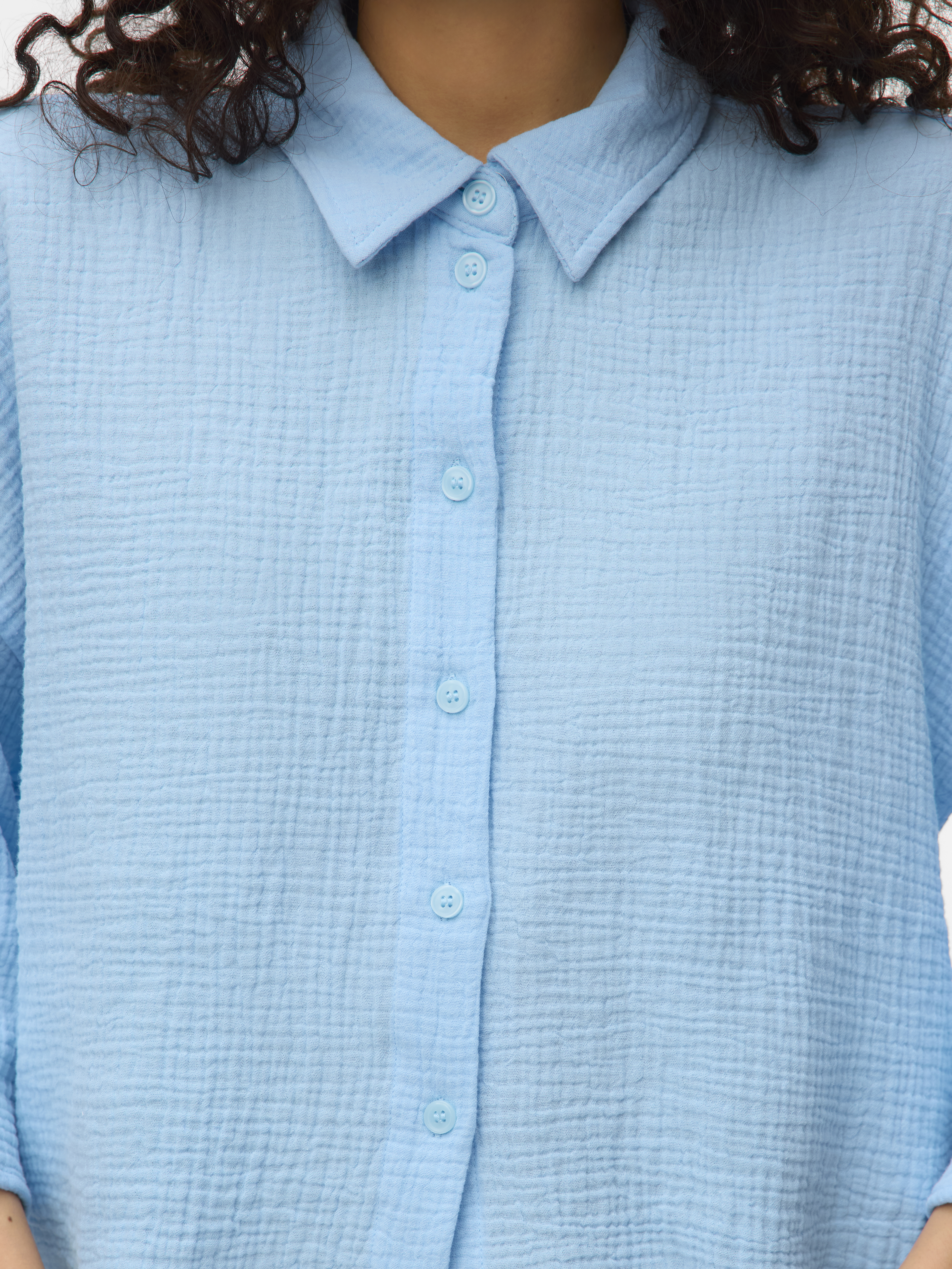 VMNATALI CROP SHIRT WVN GA NOOS