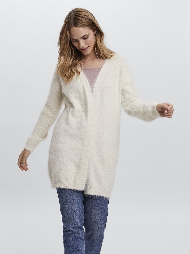 VMPOILU LS LONG OPEN CARDIGAN LCS